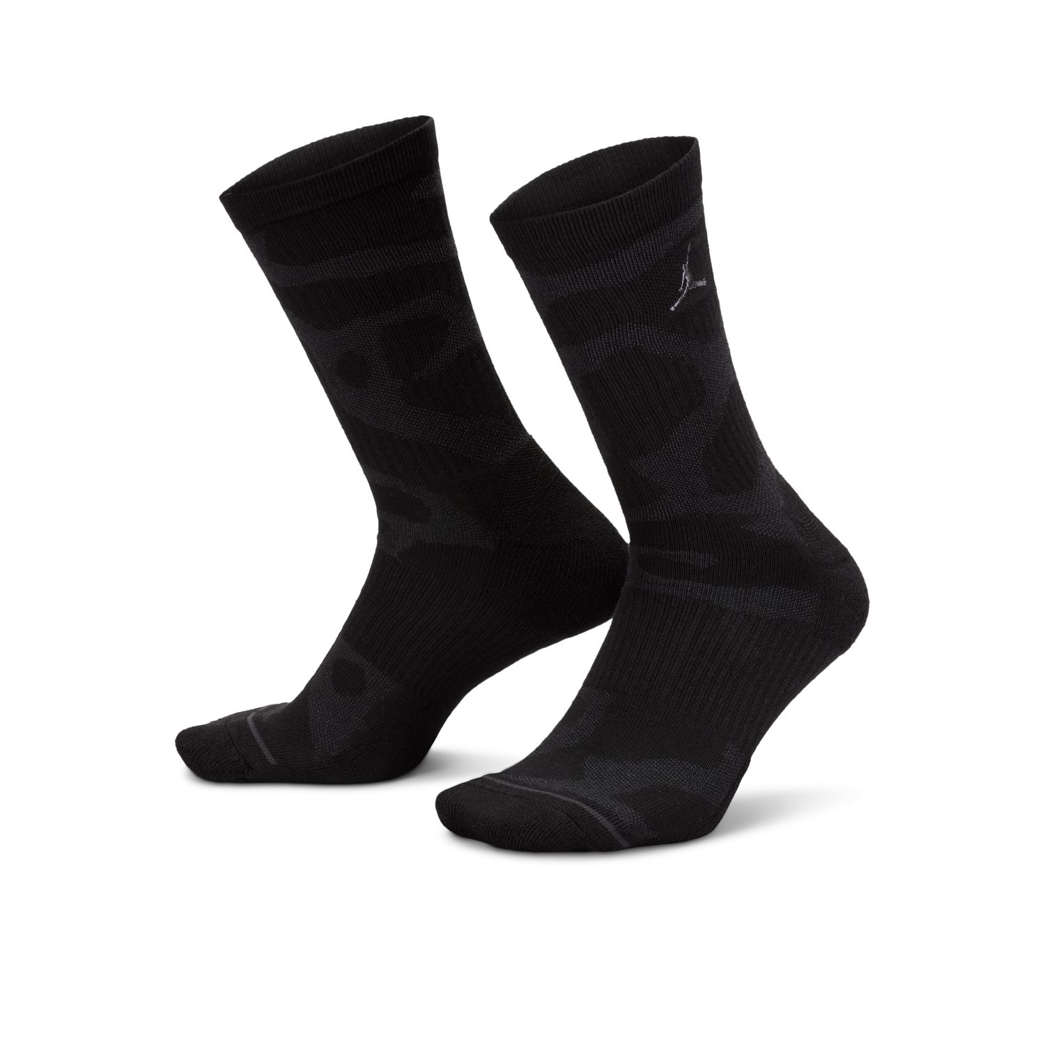 Jordan Everyday Cushioned Crew Socks Black - Unisex - Ponožky Jordan - Černé - FZ2017-010 - Velikost: XL