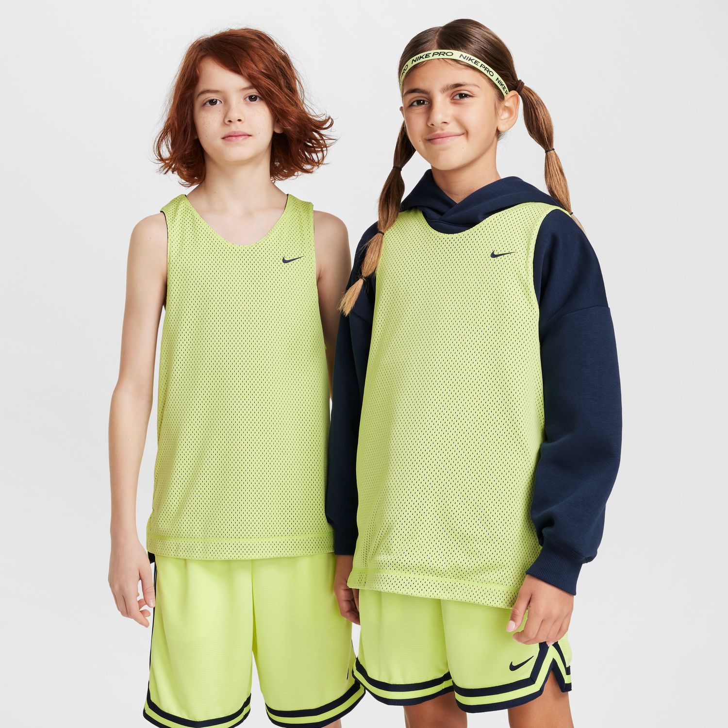 Nike Big Kids' Dri-FIT Reversible Jersey - Dětské - Dres Nike - Žluté - FZ5242-736 - Velikost: XL