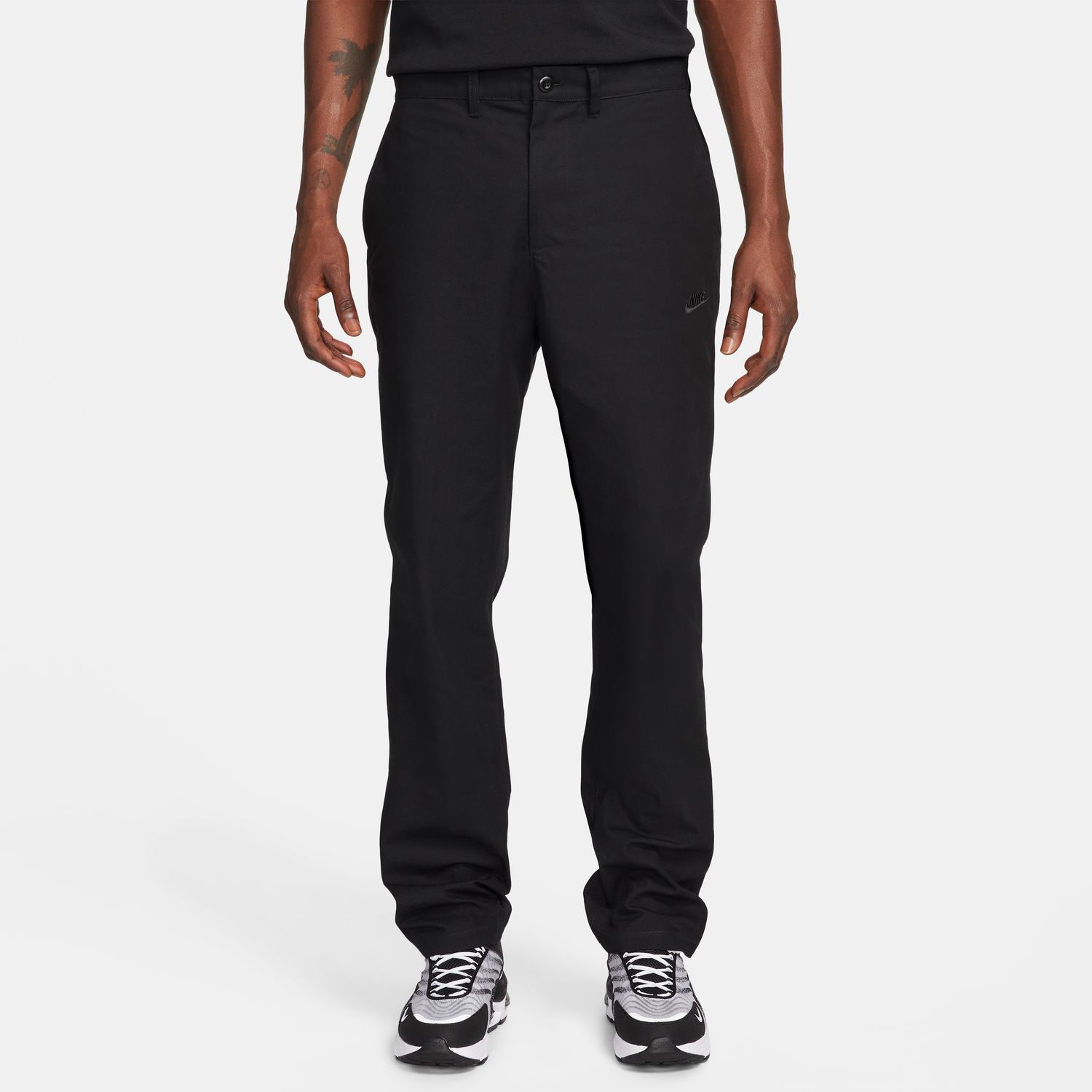 Nike Club Chino Pants Black - Pánské - Kalhoty Nike - Černé - FZ5770-010 - Velikost: 28/32
