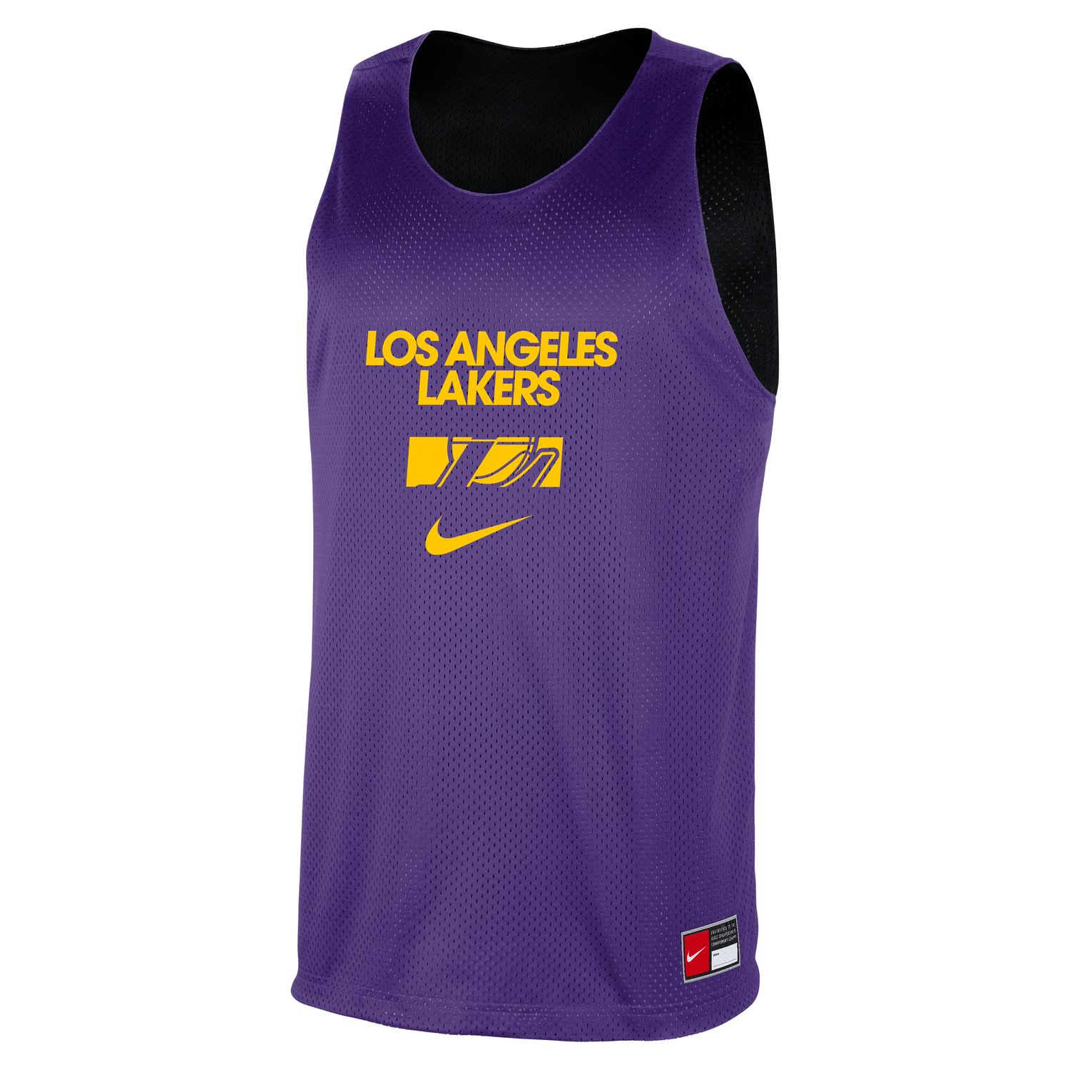Levně Nike NBA Los Angeles Lakers Courtside Mesh Practice Jersey - Pánské - Dres Nike - Fialové - FZ7503-504