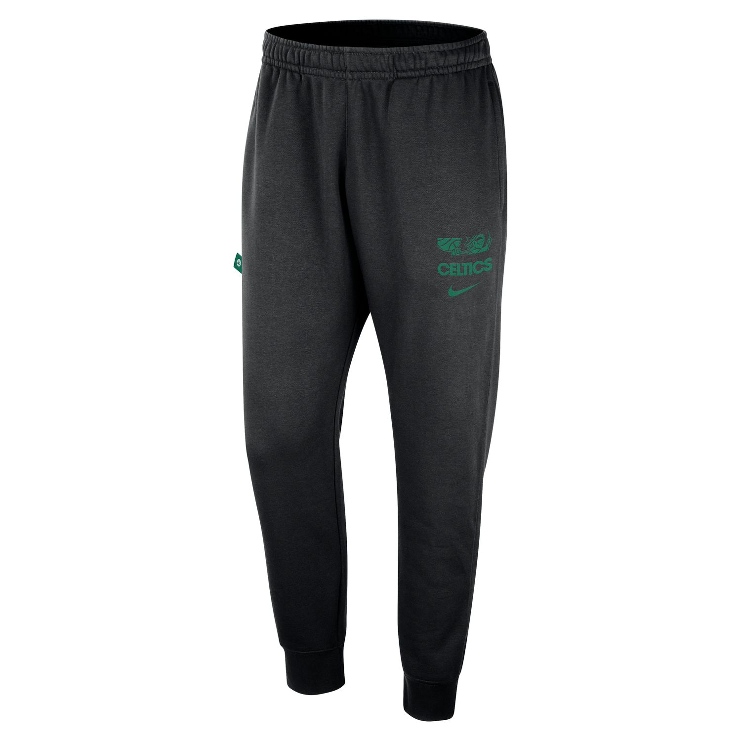 Nike Boston Celtics Club Courtside Joggers Black - Pánské - Tepláky Nike - Černé - FZ7790-011 - Velikost: 2XL