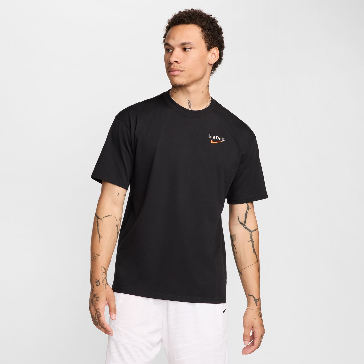 Nike Max90 OC Verb Basketball Tee Black - Pánské - Triko Nike - Černé - FZ8083-010 - Velikost: S