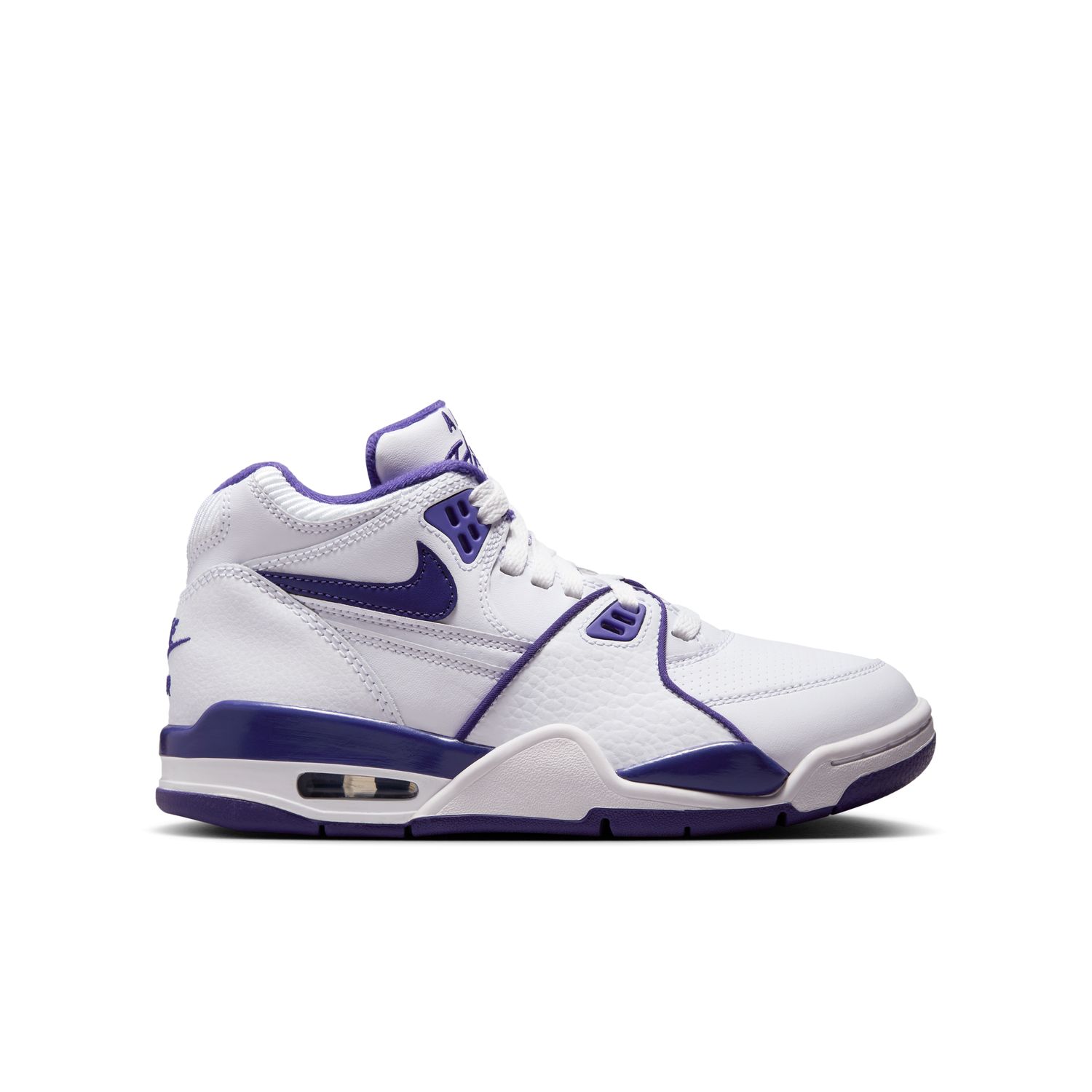 Nike Air Flight 89 "White Court Purple" (GS) - Dětské - Tenisky Nike - Bílé - HF0406-105 - Velikost: 39