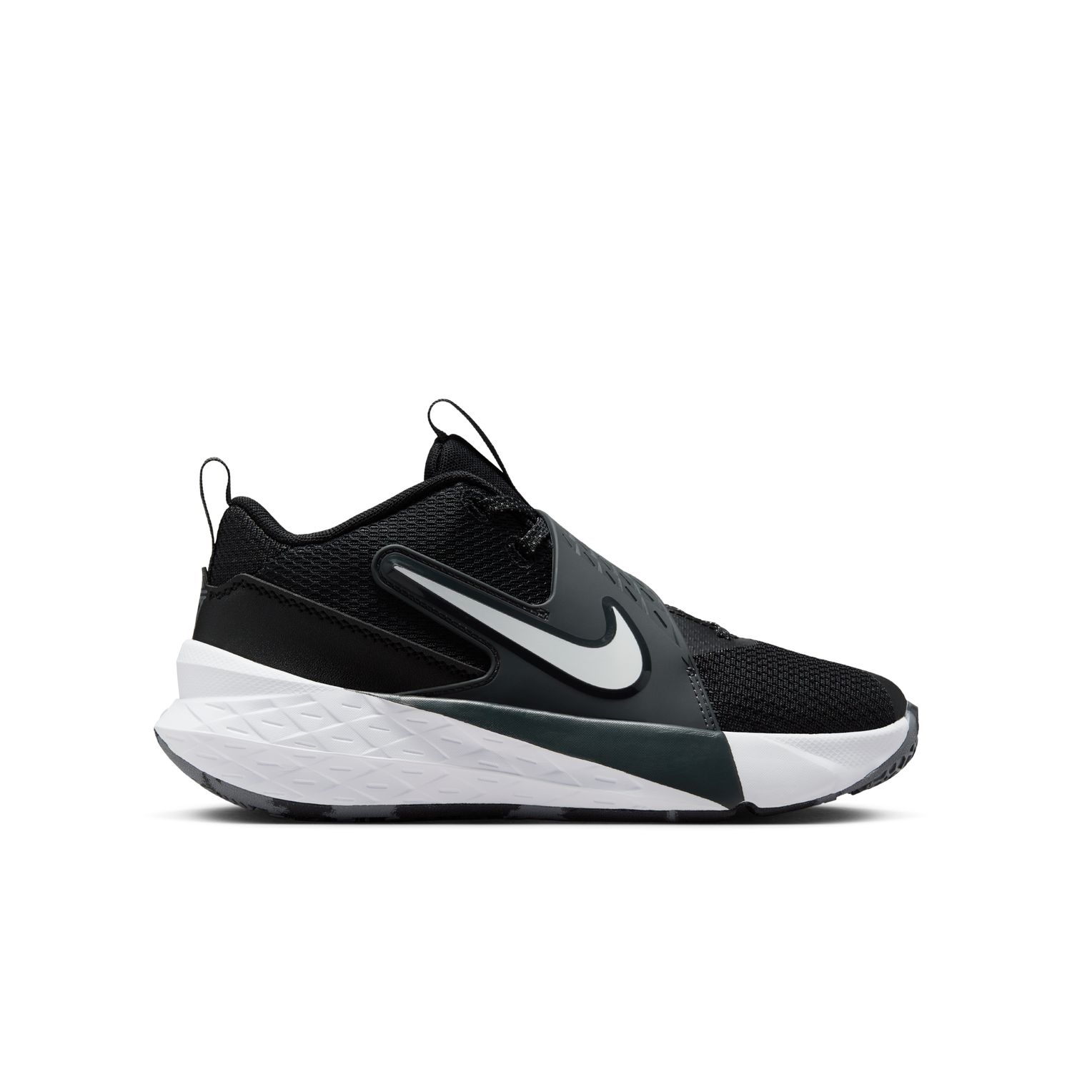 Nike Team Hustle D 12 "Black White" (GS) - Dětské - Tenisky Nike - Černé - HF6279-002 - Velikost: 37.5
