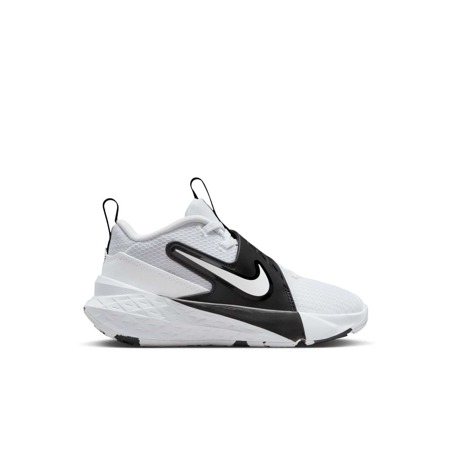 Nike Team Hustle D 12 "White Black" (PS) - Dětské - Tenisky Nike - Bílé - HF6280-101 - Velikost: 28.5