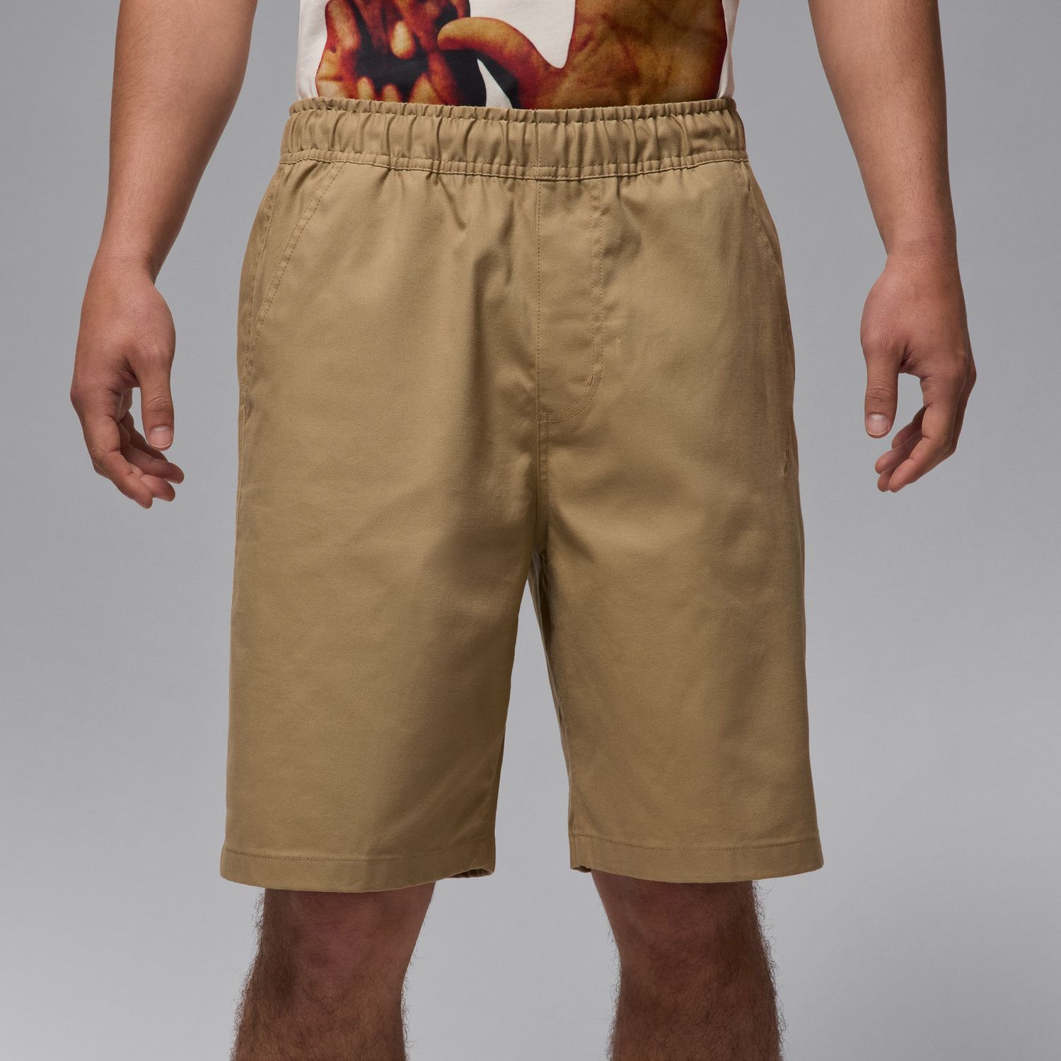 Jordan Essentials Woven Shorts Desert Camo - Pánské - Kraťasy Jordan - Hnědé - HF9335-257 - Velikost: M