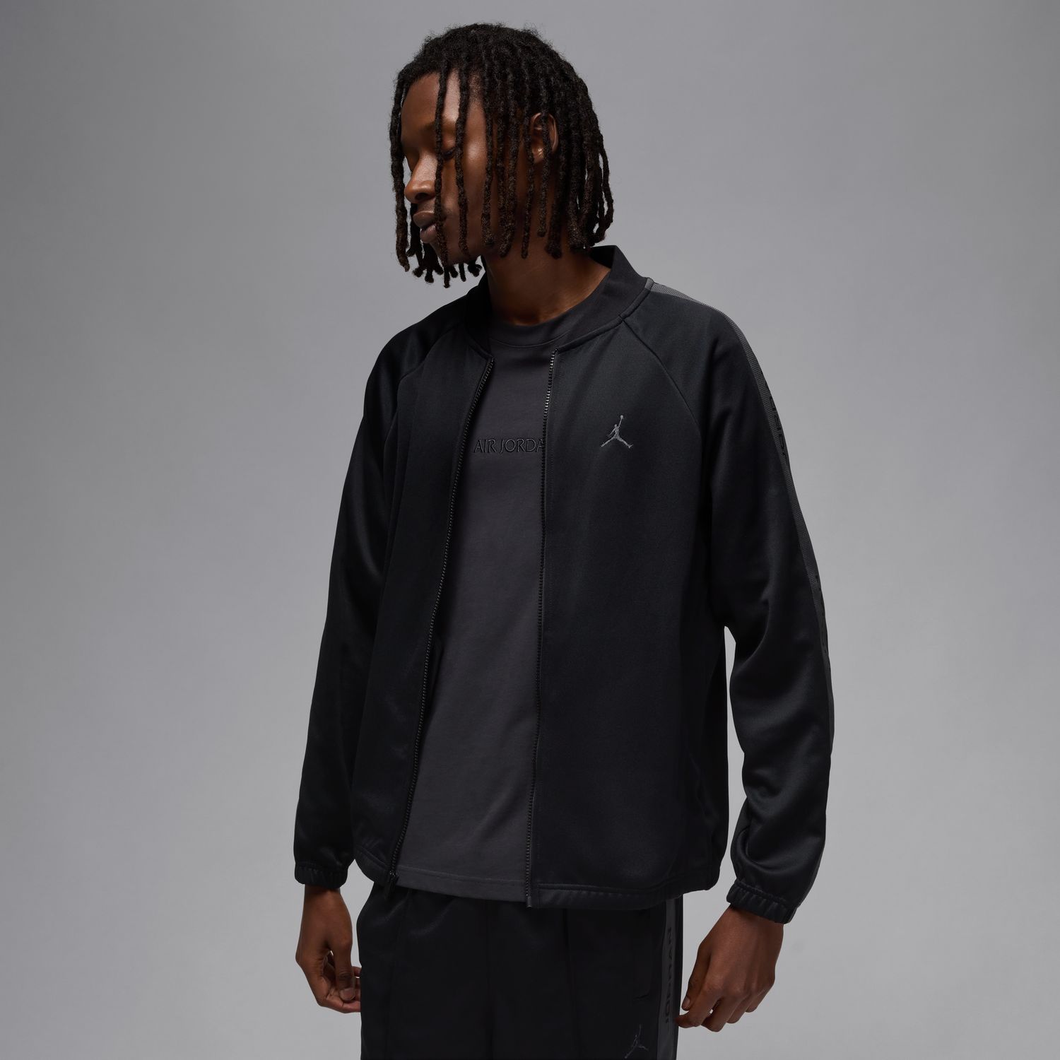 Jordan Essentials Tracksuit Jacket Black - Pánské - Bunda Jordan - Černé - HF9339-010 - Velikost: L