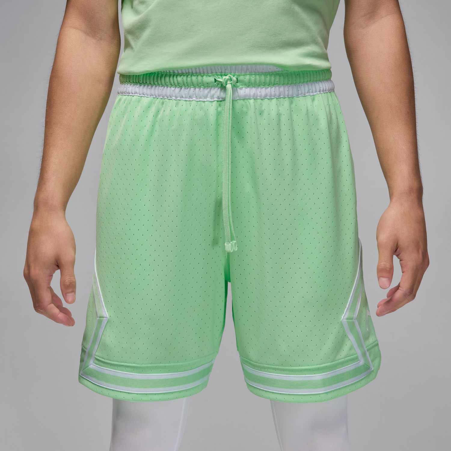 Jordan Sport Dri-FIT Mesh Diamond Shorts Vapor Green - Pánské - Kraťasy Jordan - Zelené - HF9910-376 - Velikost: S