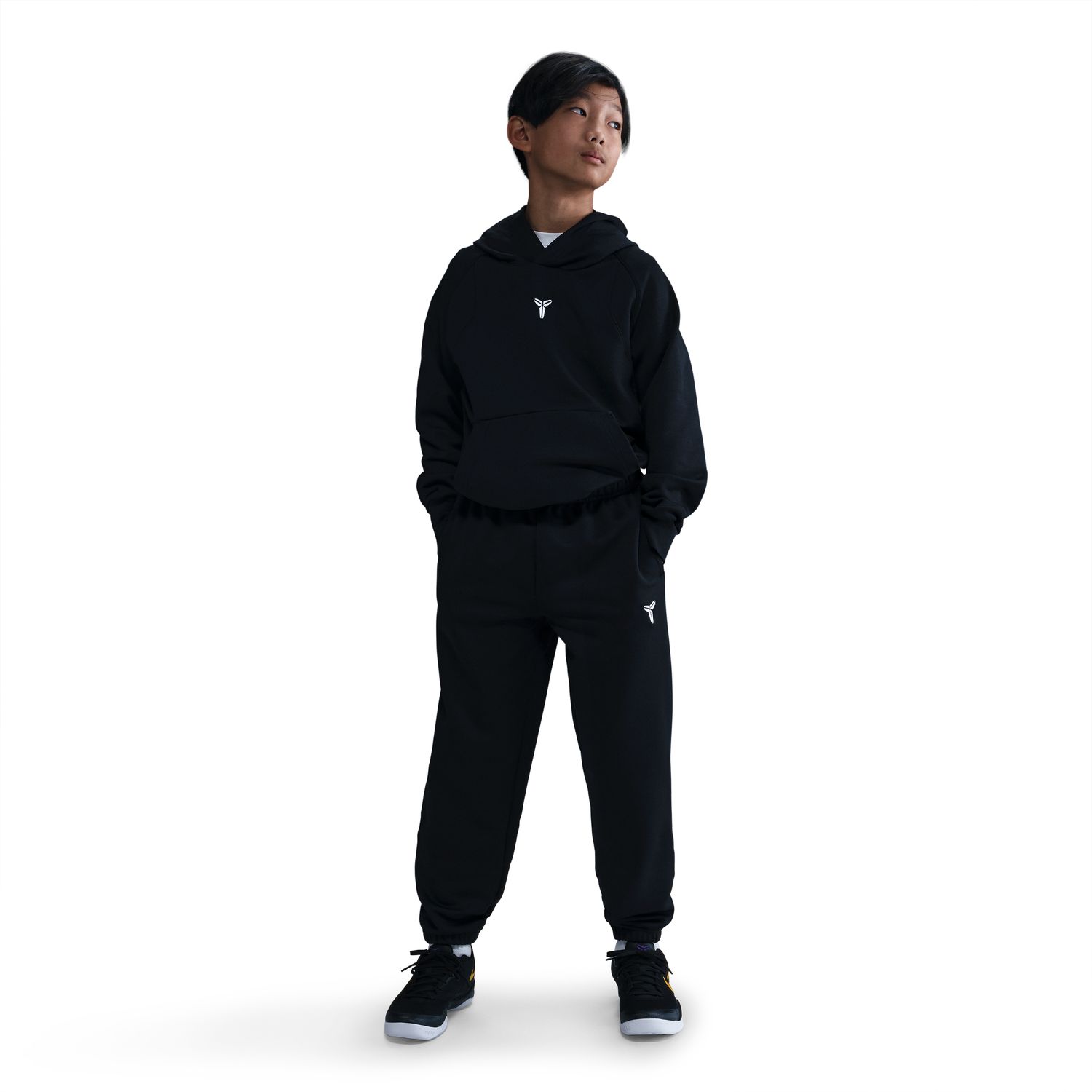 Nike Therma-FIT Big Kids' Kobe Pants Black - Dětské - Kalhoty Nike - Černé - HJ1015-010 - Velikost: XL