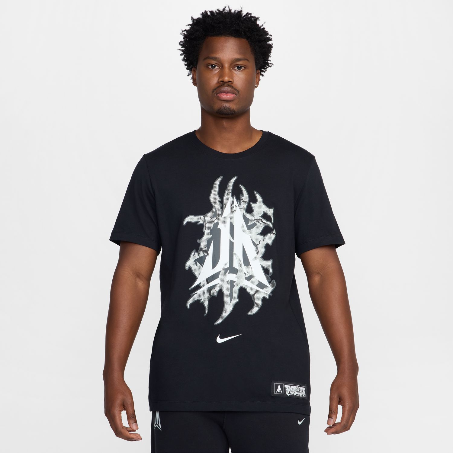 Nike Ja Basketball Tee Black - Pánské - Triko Nike - Černé - HJ3322-010 - Velikost: 2XL