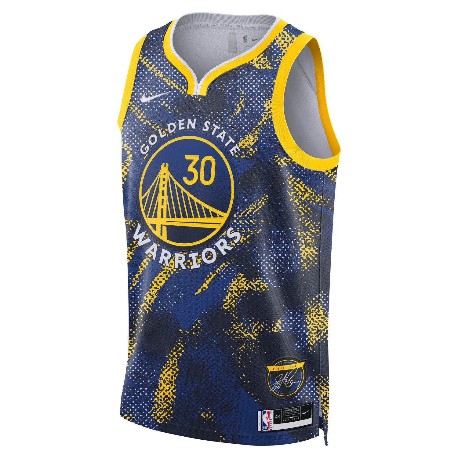 Nike Dri-FIT NBA Stephen Curry Golden State Warriors 2025/26 Select Series Swingman Jersey - Pánské - Dres Nike - Modré - HJ4061-495 - Velikost: XL