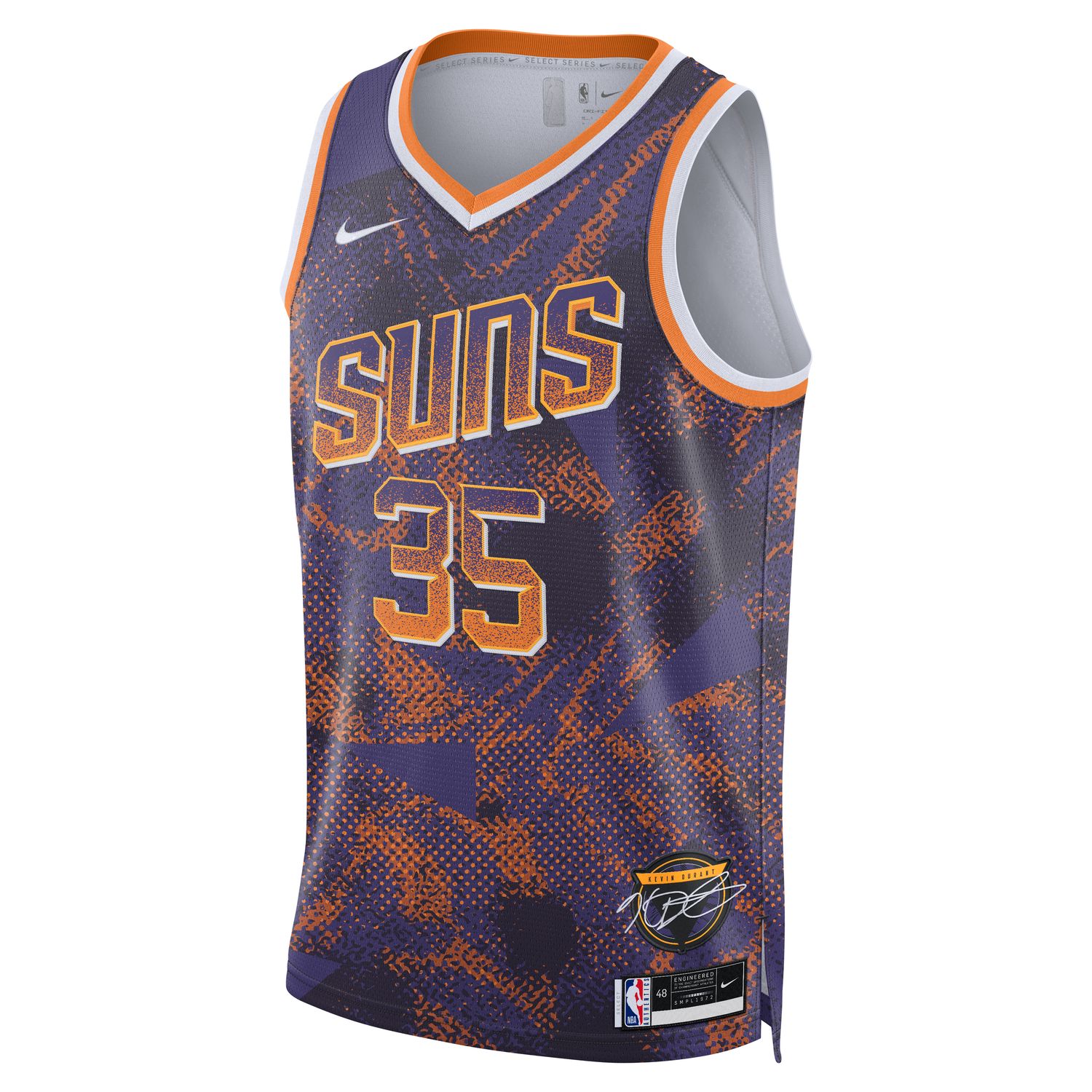 Nike Dri-FIT NBA Kevin Durant Phoenix Suns 2025/26 Select Series Swingman Jersey - Pánské - Dres Nike - Fialové - HJ4063-566 - Velikost: L