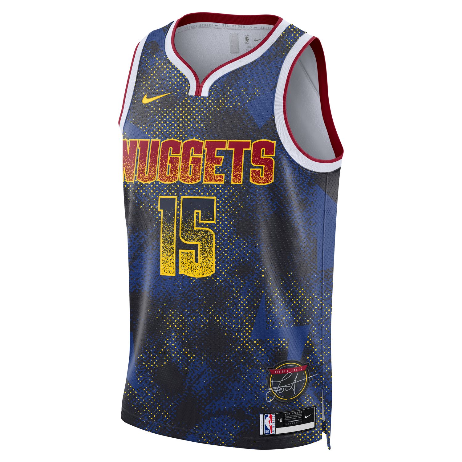 Nike Dri-FIT NBA Nikola Jokić Denver Nuggets 2025/26 Select Series Swingman Jersey - Pánské - Dres Nike - Modré - HJ4067-495 - Velikost: 2XL