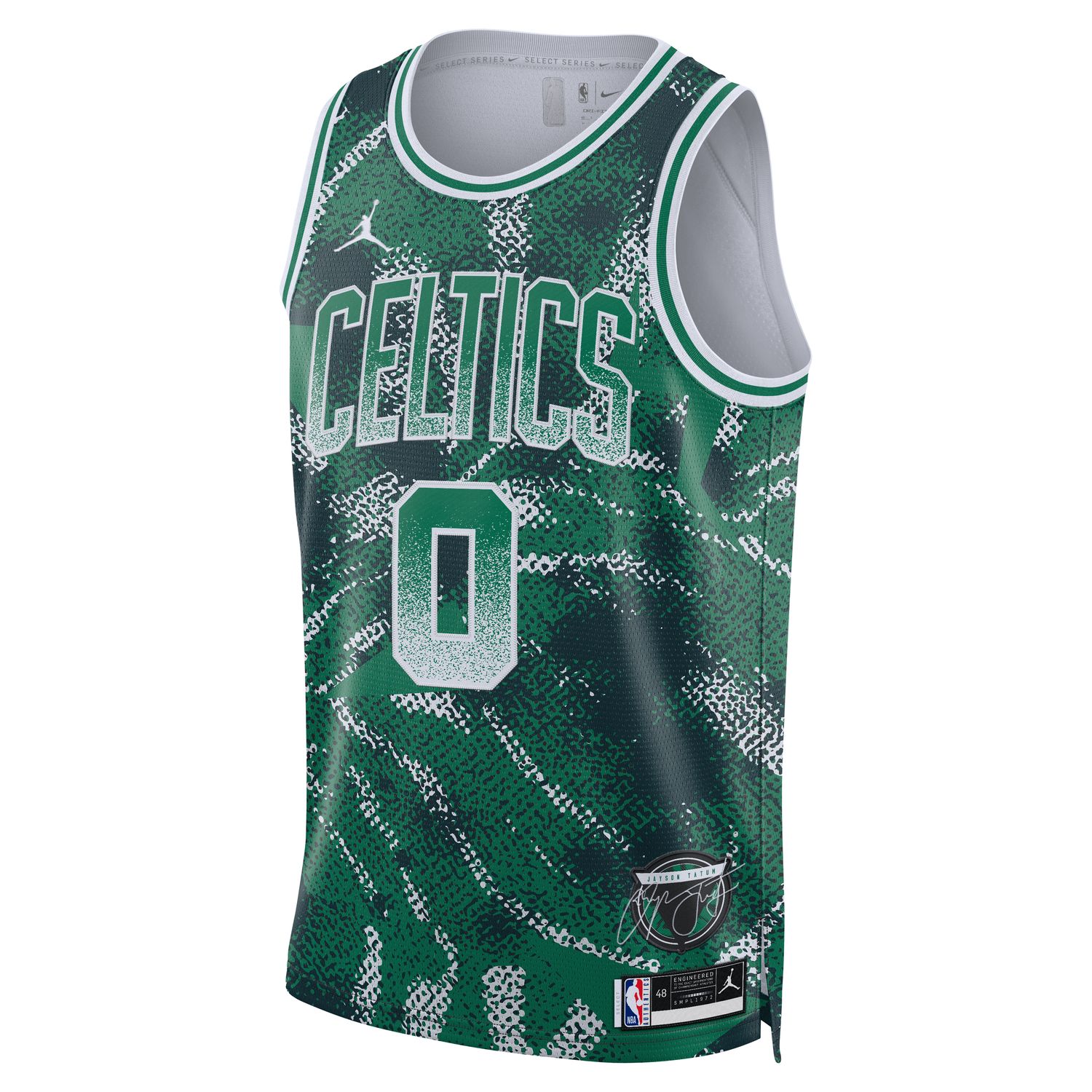 Jordan Dri-FIT NBA Jayson Tatum Boston Celtics 2025/26 Select Series Swingman Jersey - Pánské - Dres Jordan - Zelené - HJ4068-312 - Velikost: 2XL