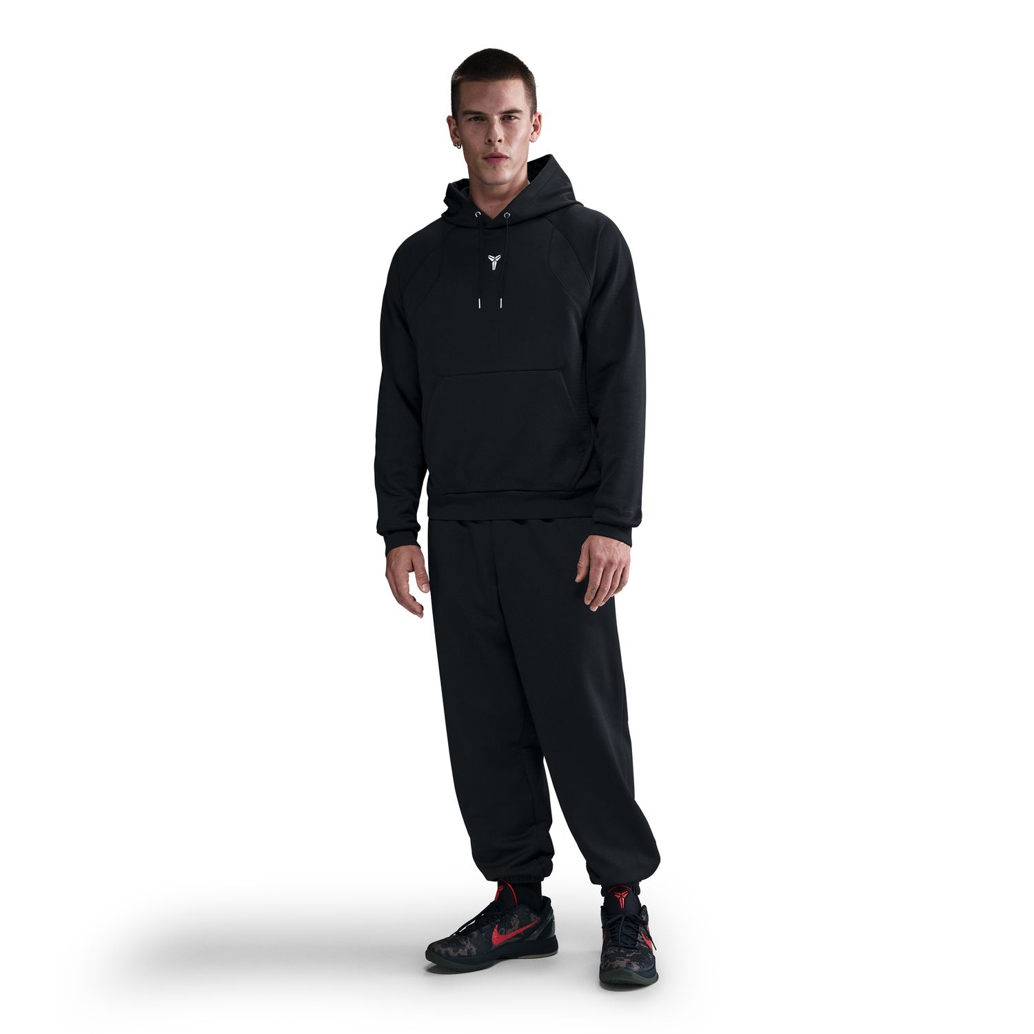 Nike Kobe Therma-FIT Pullover Hoodie Black - Pánské - Mikina Nike - Černé - HJ8109-010 - Velikost: 3XL