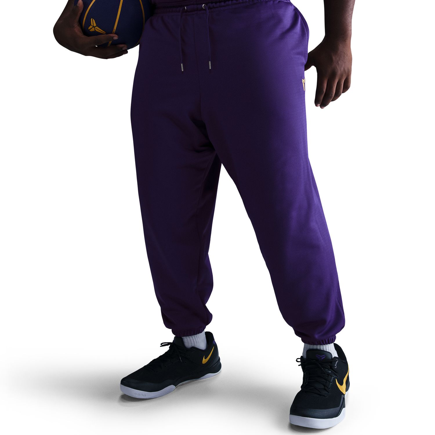 Nike Therma-FIT Kobe Basketball Pants Court Purple - Pánské - Kalhoty Nike - Fialové - HJ8113-547 - Velikost: 3XL