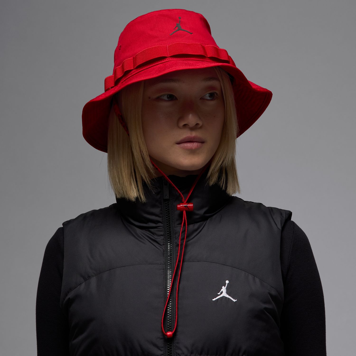 Jordan Apex Jumpman Bucket Hat Gym Red - Unisex - Klobouk Jordan - Červené - HM5753-687 - Velikost: S