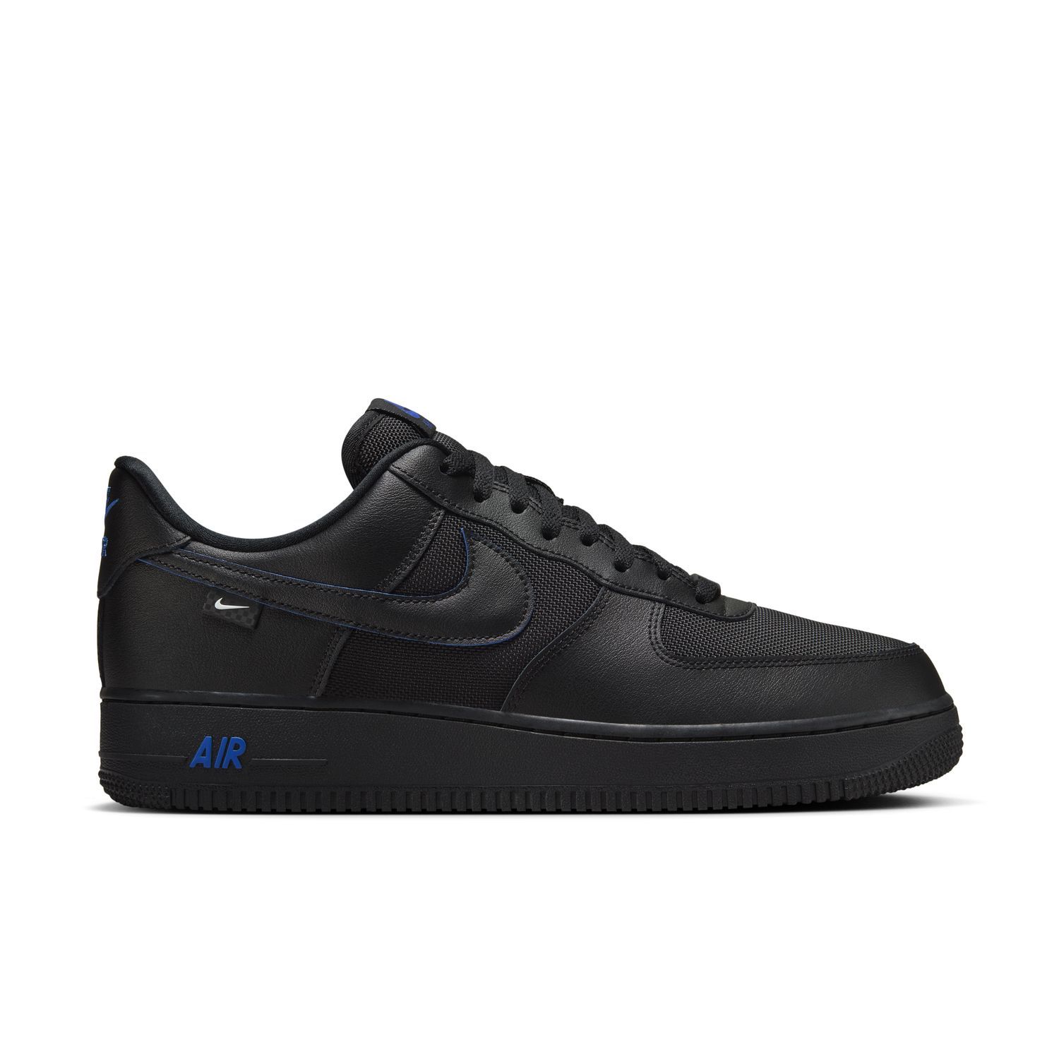 Nike Air Force 1 '07 "Black Astronomy Blue" - Pánské - Tenisky Nike - Černé - HM9605-001 - Velikost: 35.5