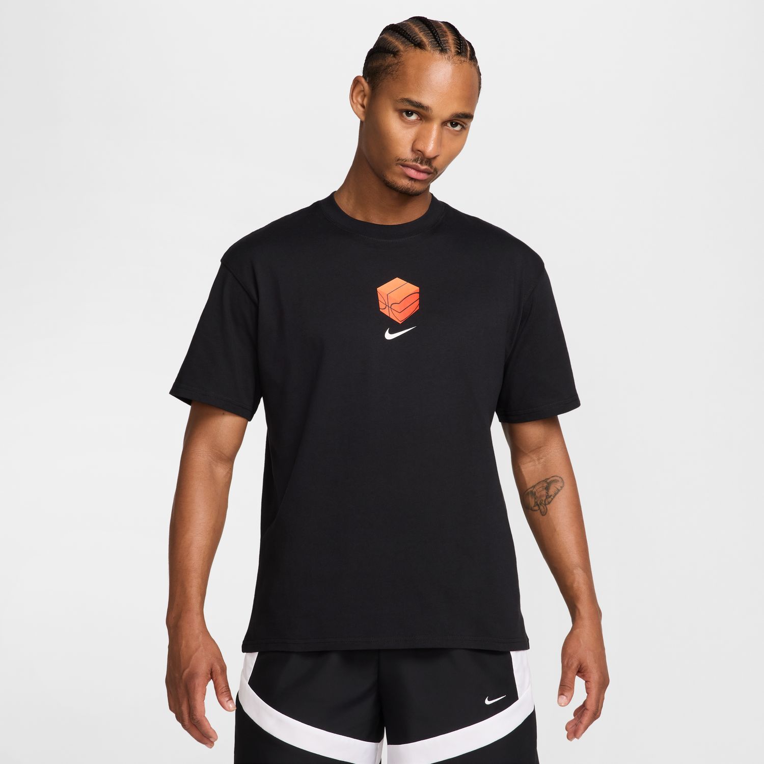 Nike Max90 Basketball Tee Black - Pánské - Triko Nike - Černé - HQ0026-010 - Velikost: XL