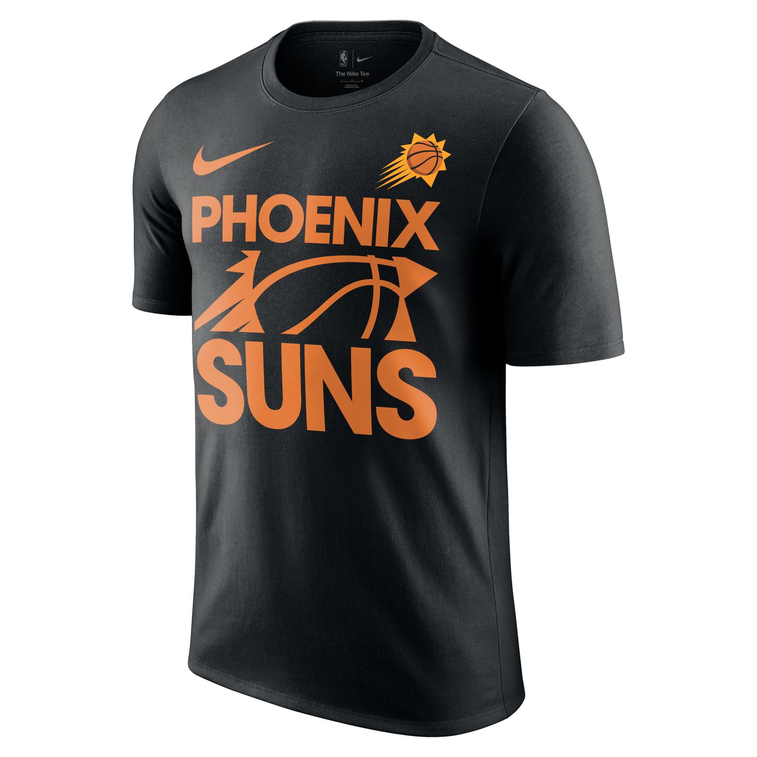 Nike NBA Phoenix Suns Courtside Tee - Pánské - Triko Nike - Černé - HQ0597-010 - Velikost: S
