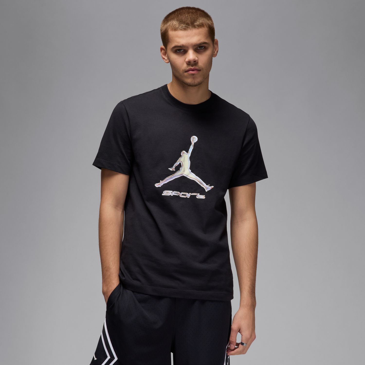 Jordan Sport Dri-FIT Tee Black - Pánské - Triko Jordan - Černé - HQ7984-010 - Velikost: S