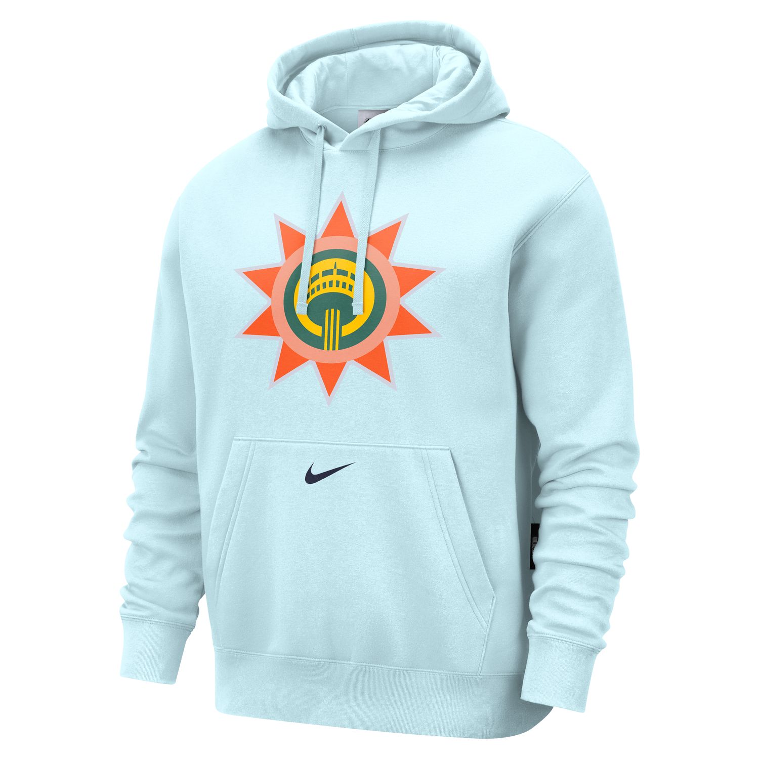 Nike NBA San Antonio Spurs Club City Edition Fleece Pullover Hoodie - Pánské - Mikina Nike - Modré - HQ8996-474 - Velikost: S
