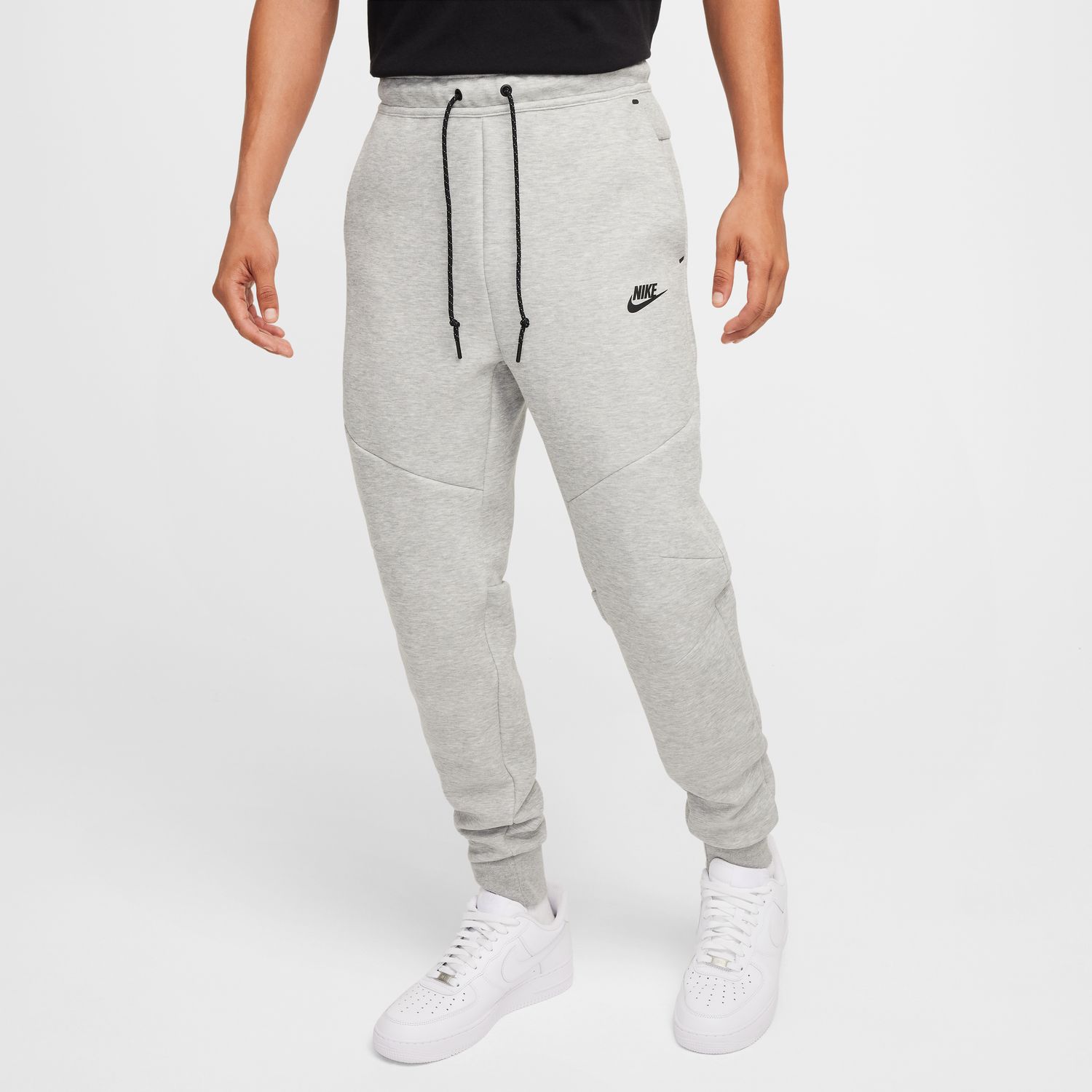 Nike Tech Fleece Pants Heather Grey - Pánské - Kalhoty Nike - Šedé - HV0959-063 - Velikost: 2XL