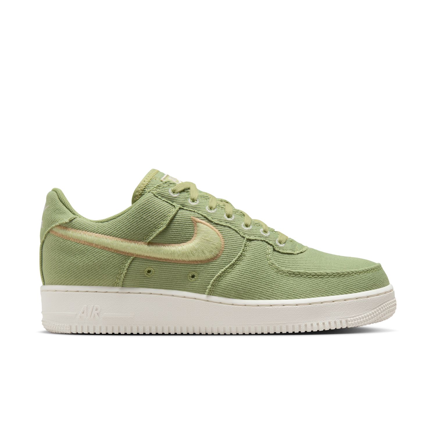 Nike Air Force 1 Low Canvas "Dusty Olive" - Pánské - Tenisky Nike - Zelené - HV1204-300 - Velikost: 39