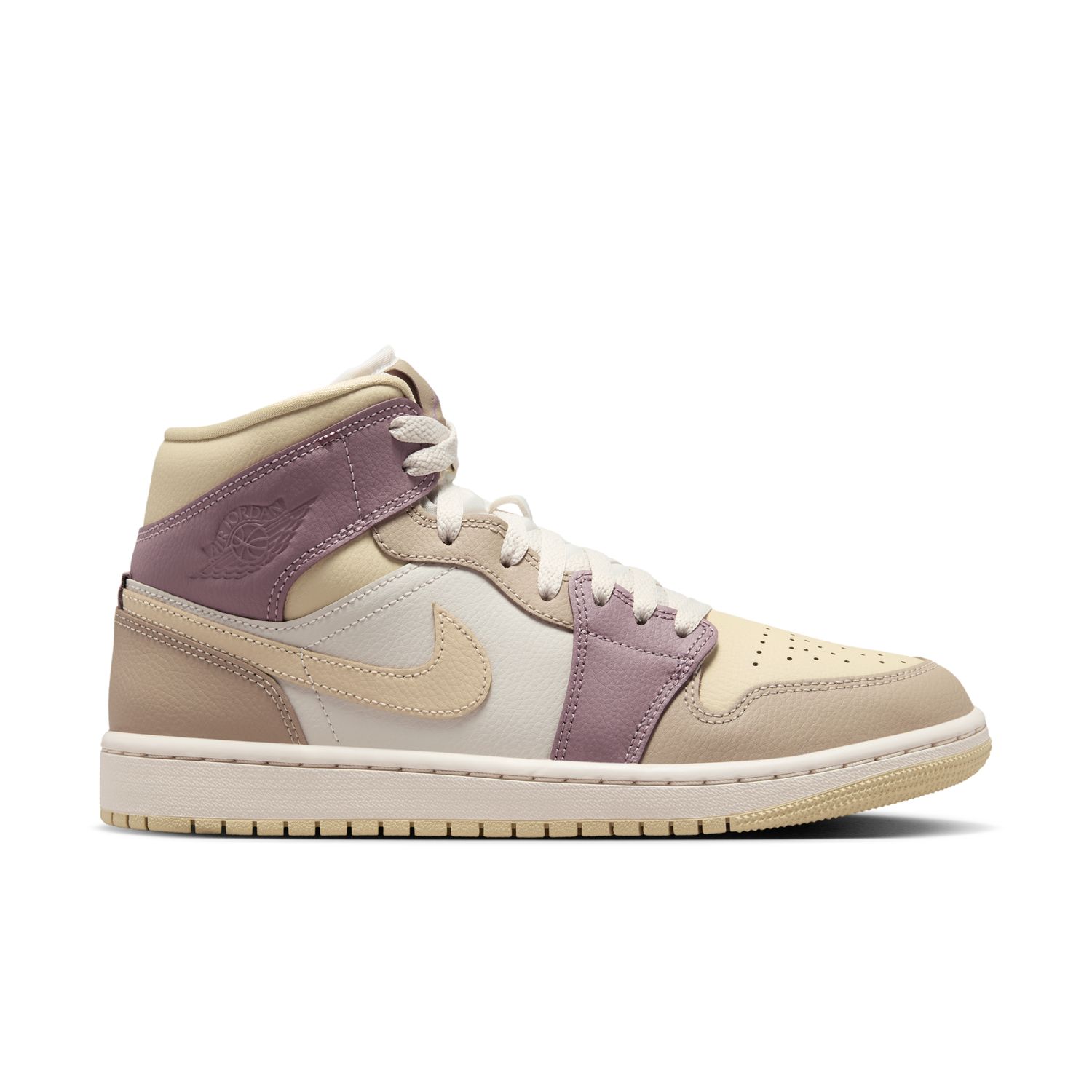 Air Jordan 1 Mid ''Team Gold Taupe'' Wmns - Dámské - Tenisky Jordan - Bílé - HV2370-100 - Velikost: 44