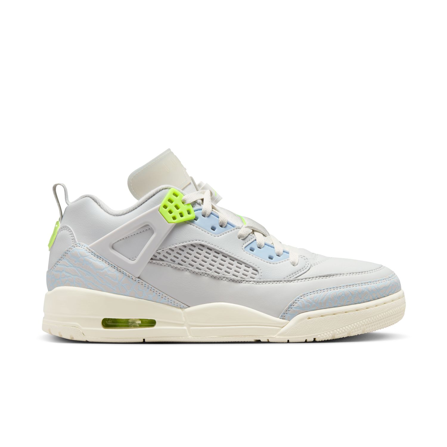 Air Jordan Spizike Low "Photon Dust Volt" - Pánské - Tenisky Jordan - Šedé - IB4464-025 - Velikost: 48.5