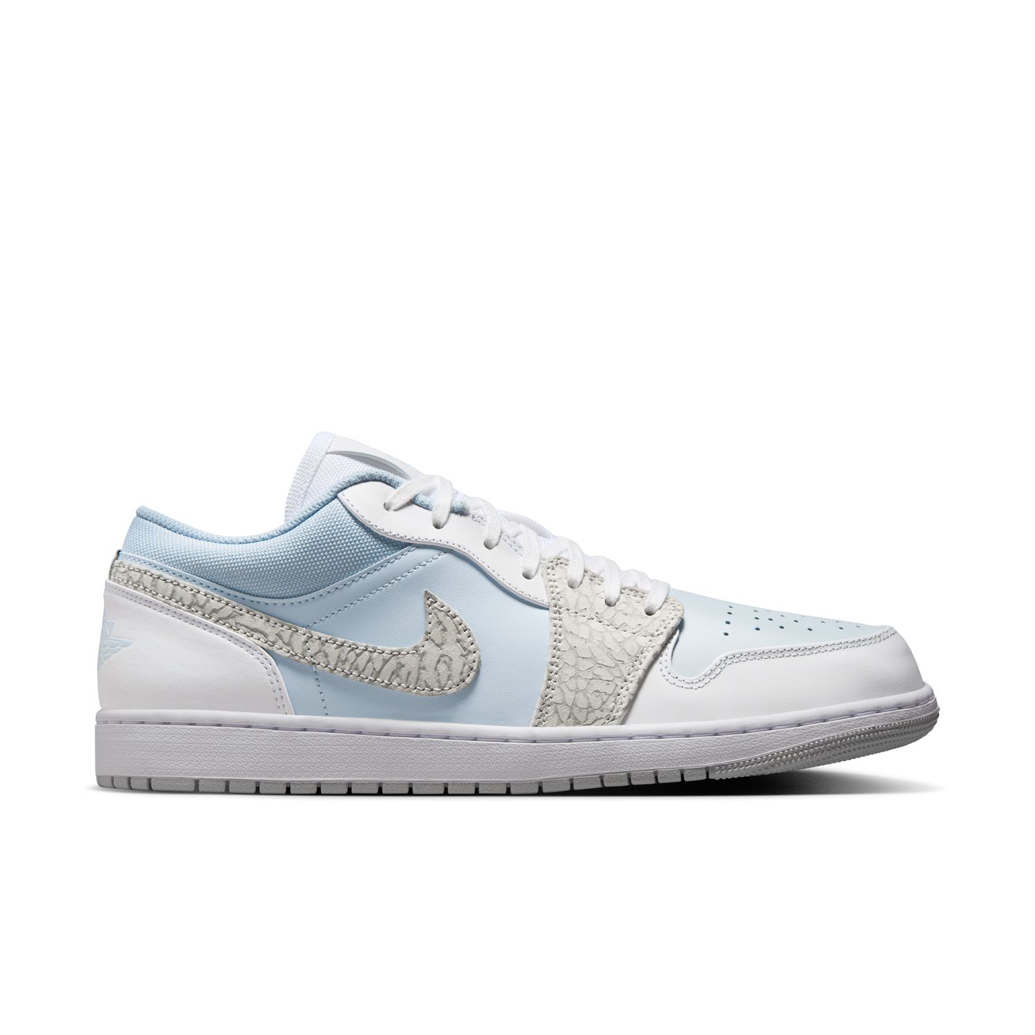 Air Jordan 1 Low SE "Blue Tint Elephant Print" - Pánské - Tenisky Jordan - Modré - IB7692-400 - Velikost: 47.5