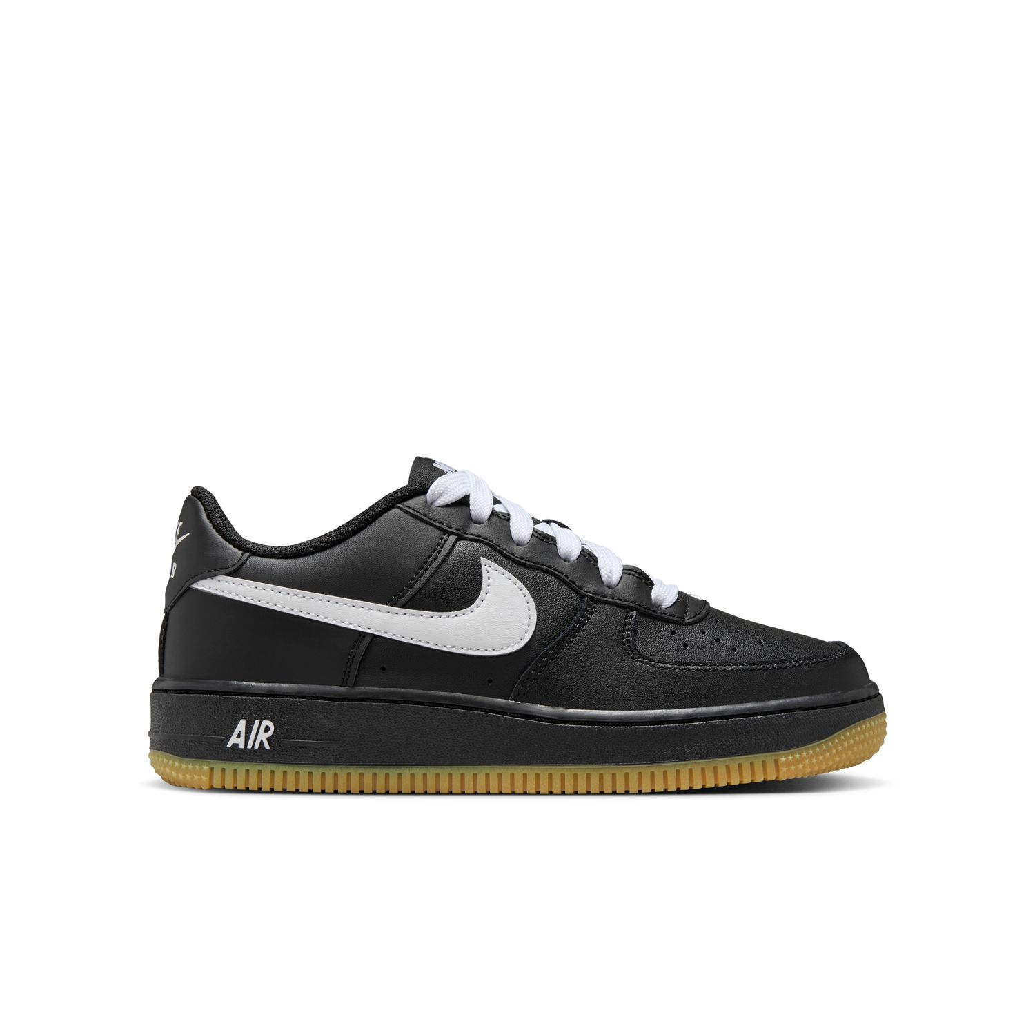 Nike Air Force 1 LV8 "Black Gum" (GS) - Dětské - Tenisky Nike - Černé - IB8845-001 - Velikost: 38.5