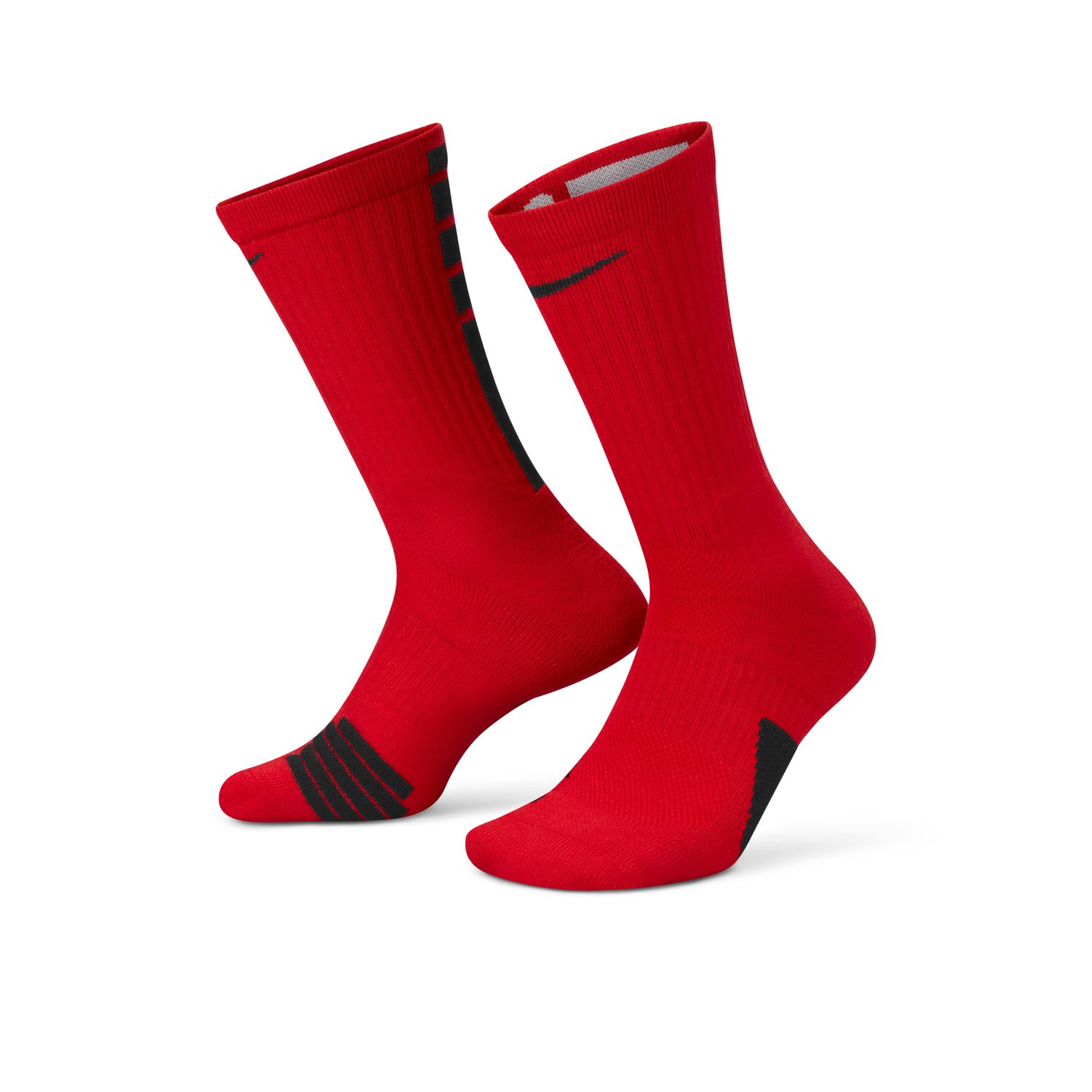 Nike Elite Crew Basketball Socks University Red - Unisex - Ponožky Nike - Červené - SX7622-657 - Velikost: S