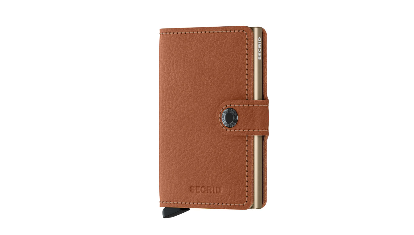 Secrid Miniwallet Vegan Caramello-Sand - Unisex - Doplněk Secrid - Hnědé - MVg-Caramello-Sand - Velikost: UNI