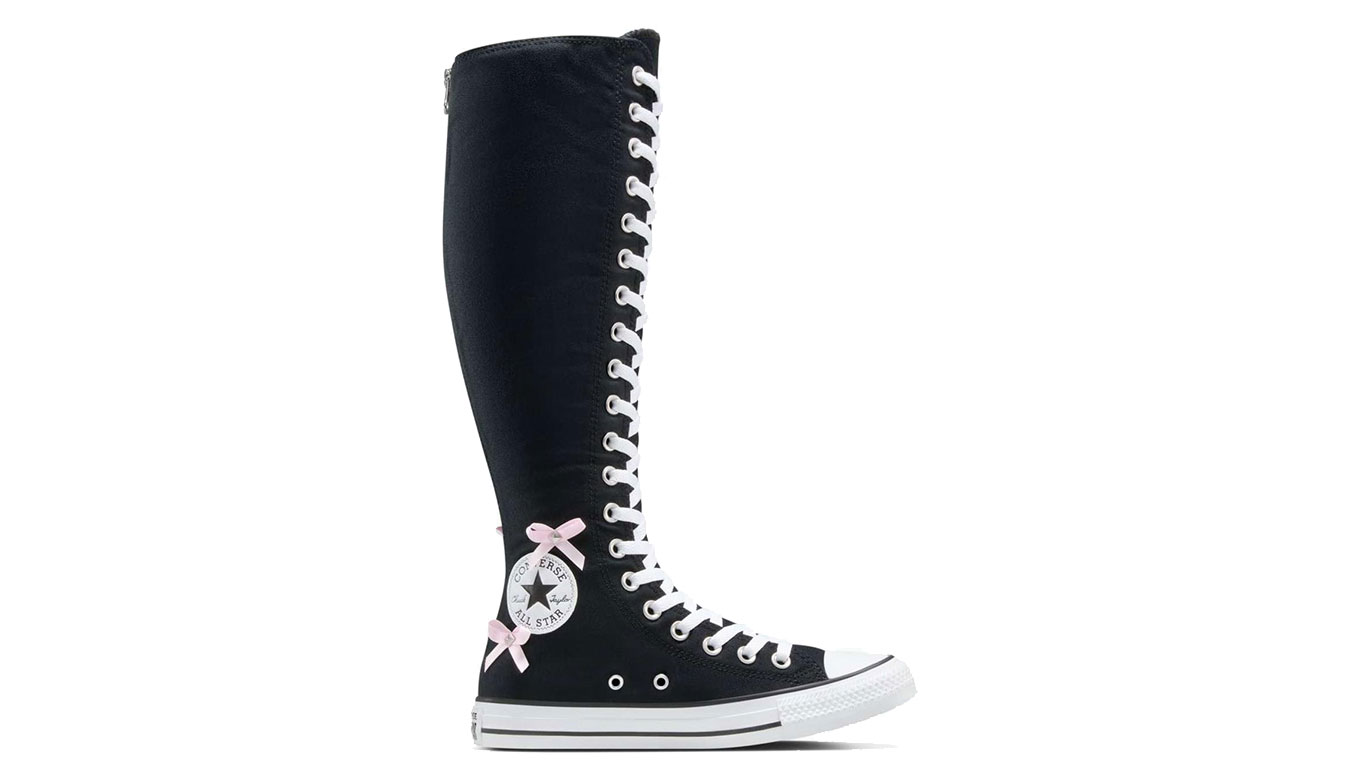 Converse Chuck Taylor All Star XXHi Bows & Studs - Dámské - Tenisky Converse - Černé - A17684C - Velikost: 39.5