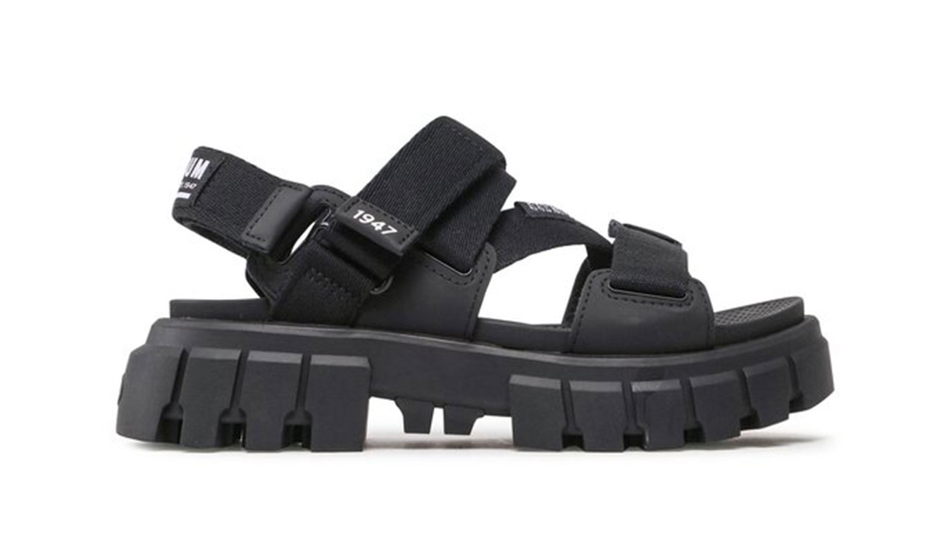 Levně Palladium Revolt Sandal Mono 4 - Dámské - Sandály Palladium - Černé - 98578-008-M