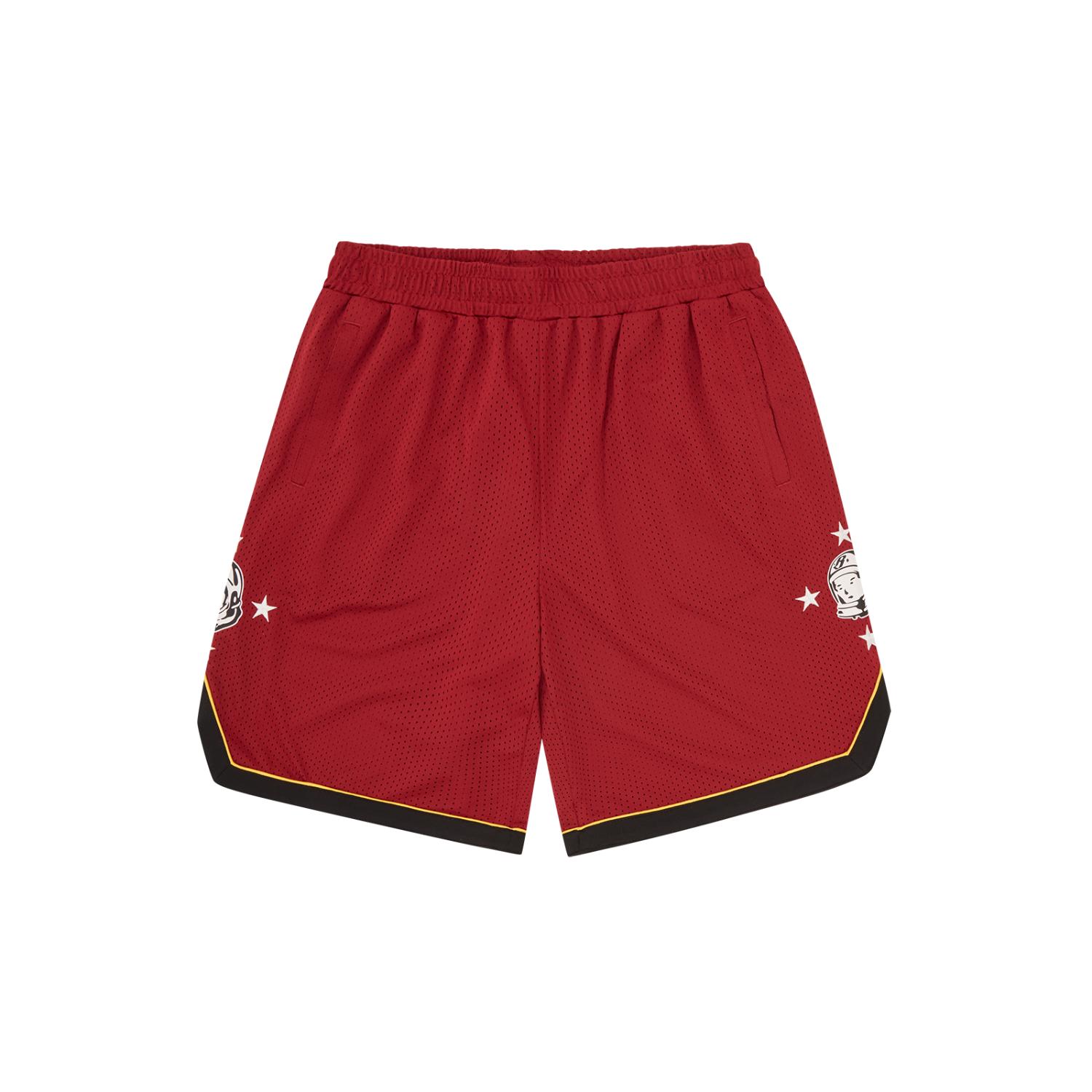 Billionaire Boys Club Astro Star Mesh Basketball Shorts - Pánské - Kraťasy Billionaire Boys Club - Červené - B25323-RED - Velikost: L