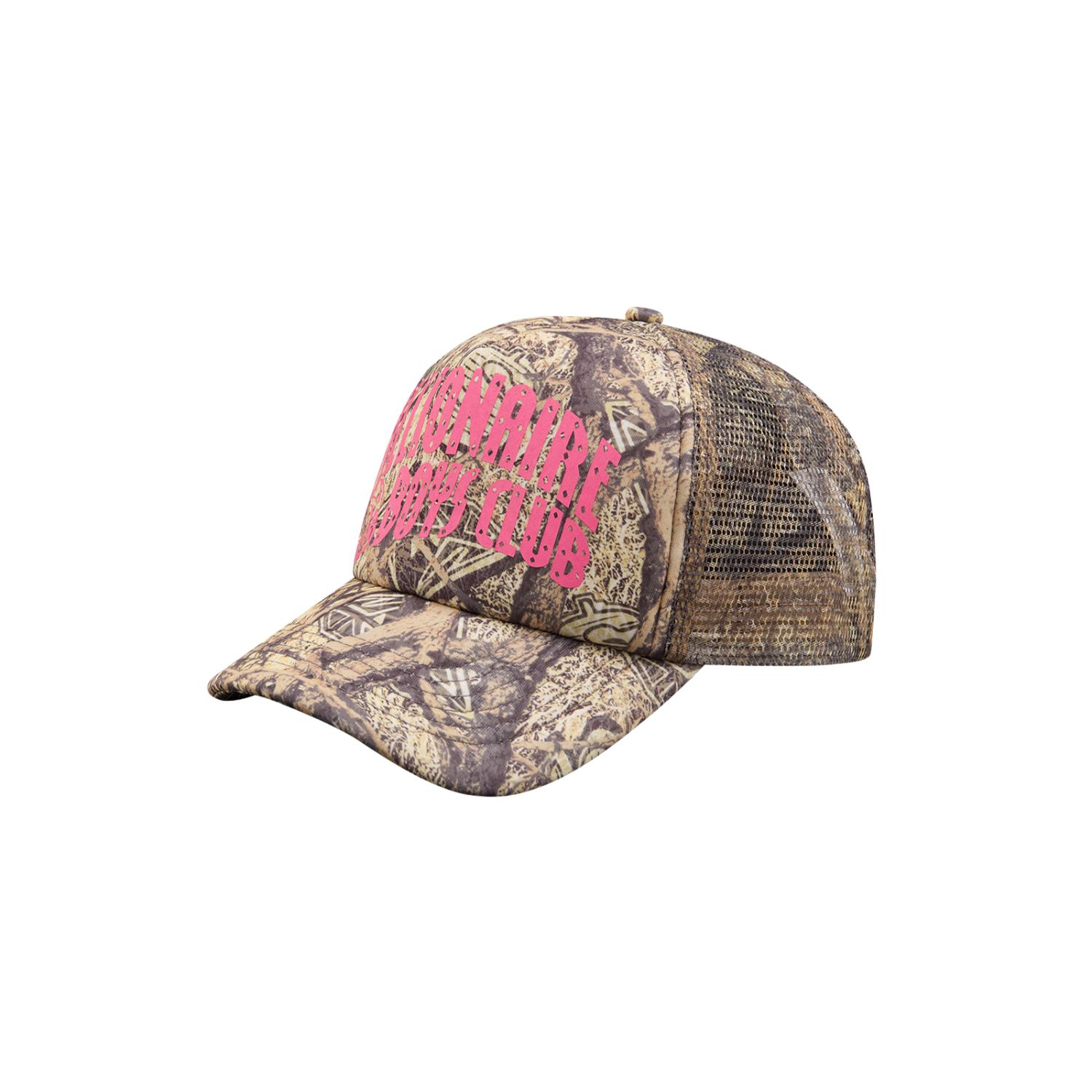 Billionaire Boys Club Diamonds & Dollars Tree Camo Arch Logo Trucker Cap - Unisex - Kšiltovka Billionaire Boys Club - Vícebarevné - B25470 - Velikost: