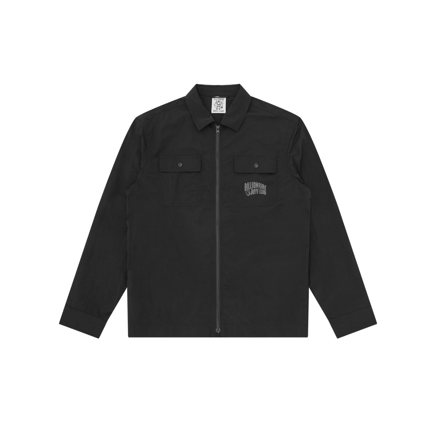 Billionaire Boys Club Arch Logo Nylon Overshirt - Pánské - Bunda Billionaire Boys Club - Černé - B25474 - Velikost: XL