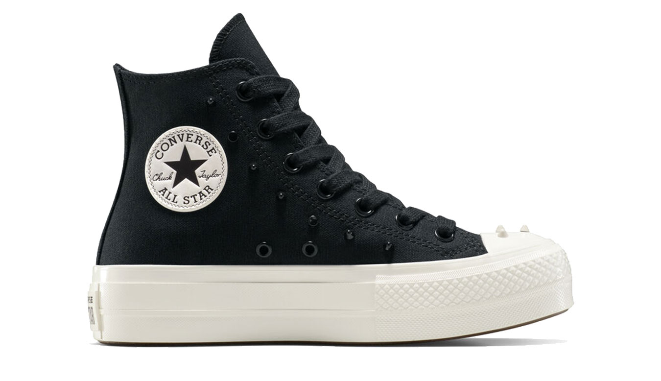 Converse Chuck Taylor All Star Lift Platform Spikes 3 - Dámské - Tenisky Converse - Černé - A15540C - Velikost: 39