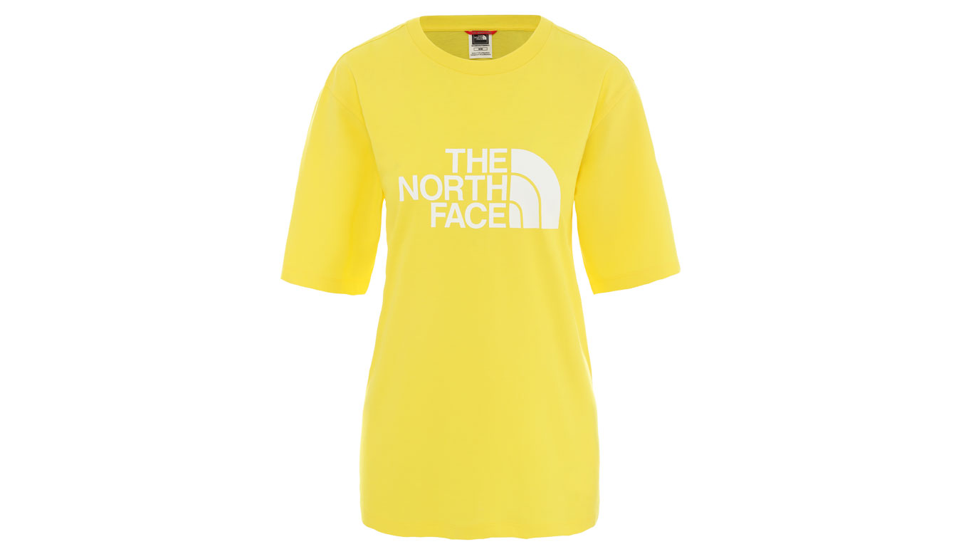 The North Face W Bf Easy Tee Lemon - Dámské - Triko The North Face - Žluté - NF0A4M5PDW9 - Velikost: XS