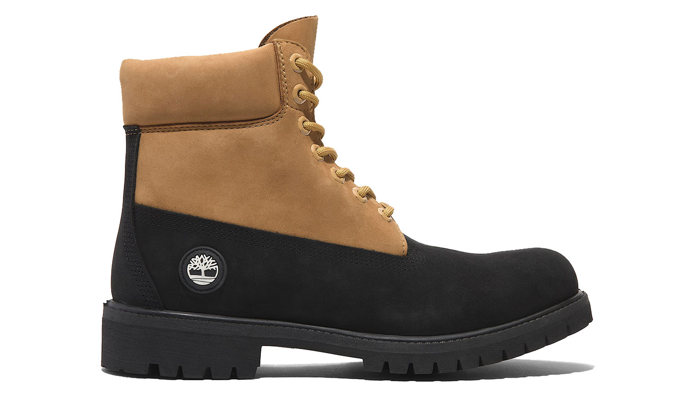 Timberland 6 In Premium WP Boot Black Nubuck Wheat - Pánské - Tenisky Timberland - Hnědé - A2P6W-EMJ - Velikost: 44.5