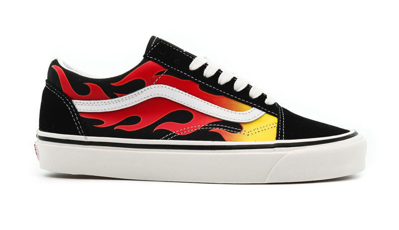 Vans Old Skool 36dx Epic Flame - Dětské - Tenisky Vans - Vícebarevné - VN0A54F3423 - Velikost: 36