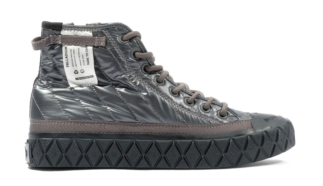 Levně Palladium Palla Ace Re-Quilt W Gun Metal - Dámské - Tenisky Palladium - Šedé - 94325-048-M