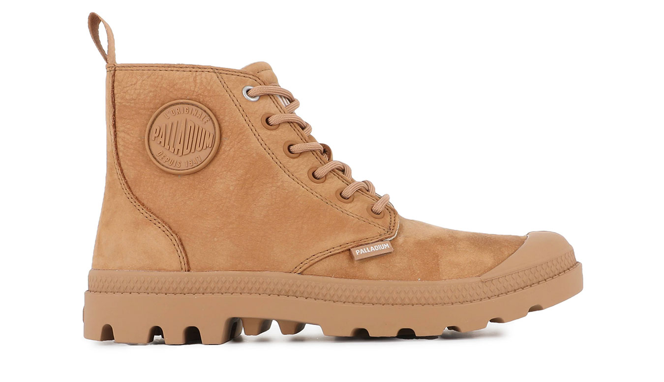 Palladium Pampa HI NBK 5 - Unisex - Tenisky Palladium - Hnědé - 79495-254-M - Velikost: 37