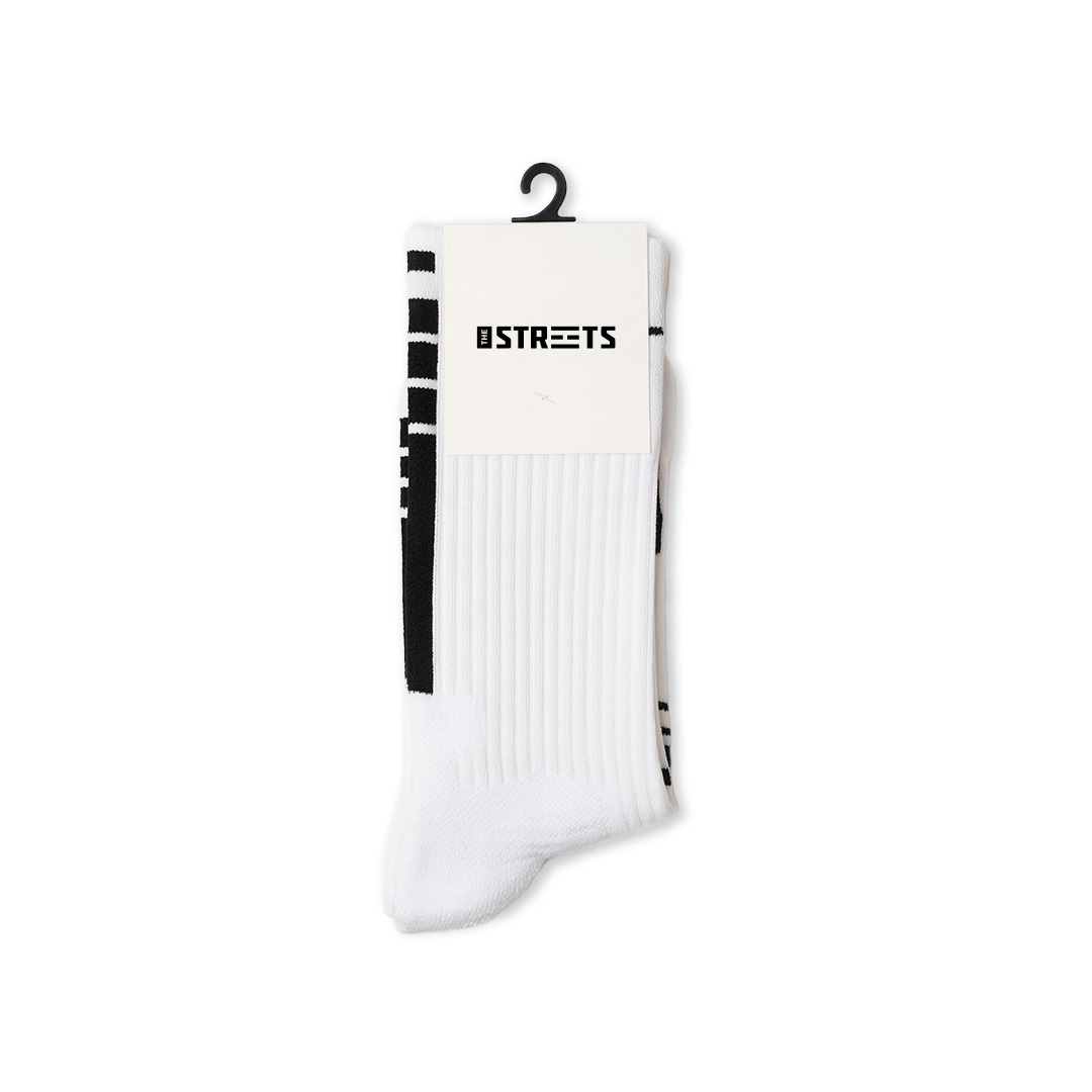 Levně The Streets Performance Socks - Unisex - Ponožky The Streets - Bílé - STRTSBSKTBLLSCKS