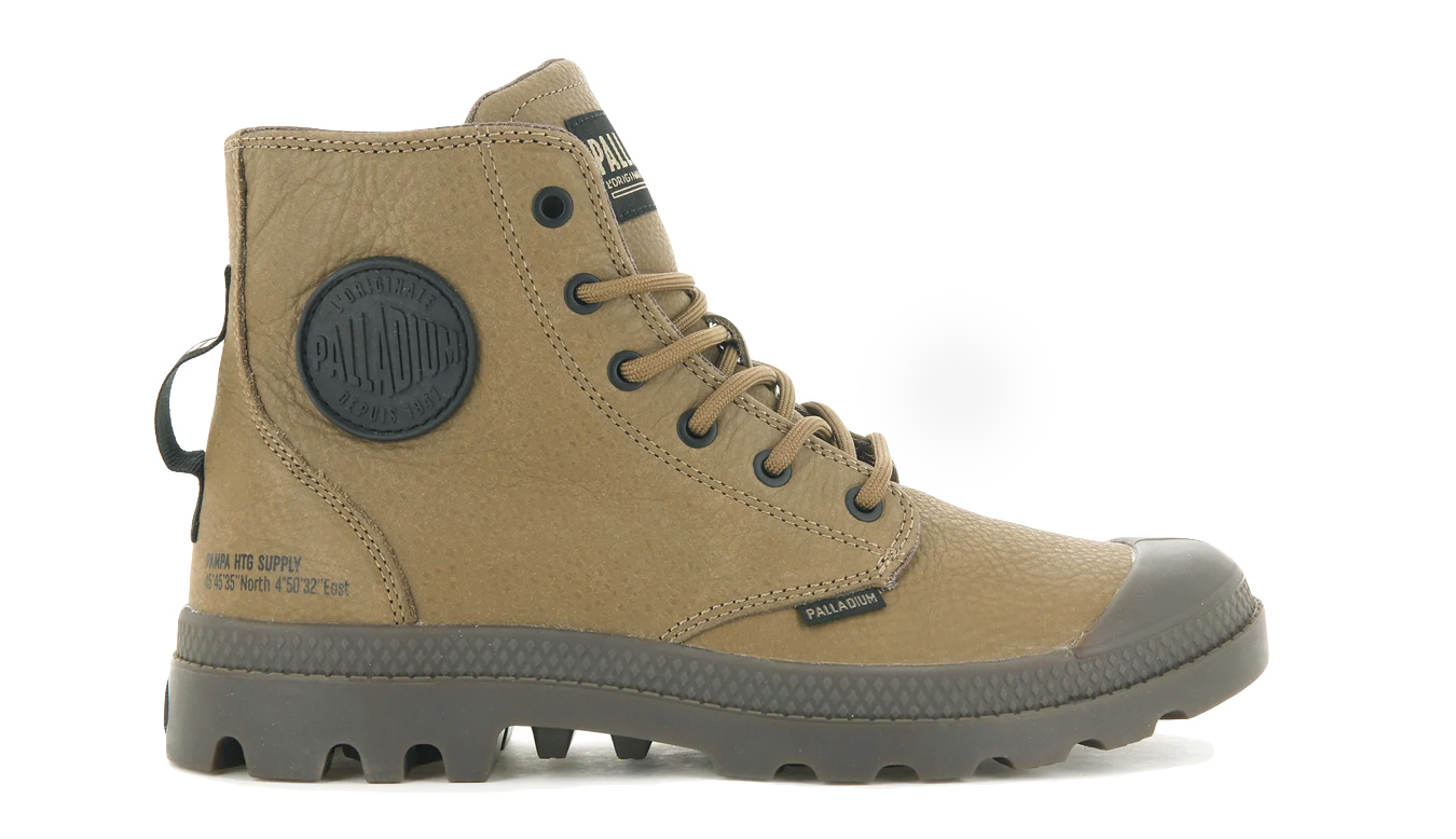 Levně Palladium Pampa Hi Supply Leather - Pánské - Tenisky Palladium - Hnědé - 77963-230-M