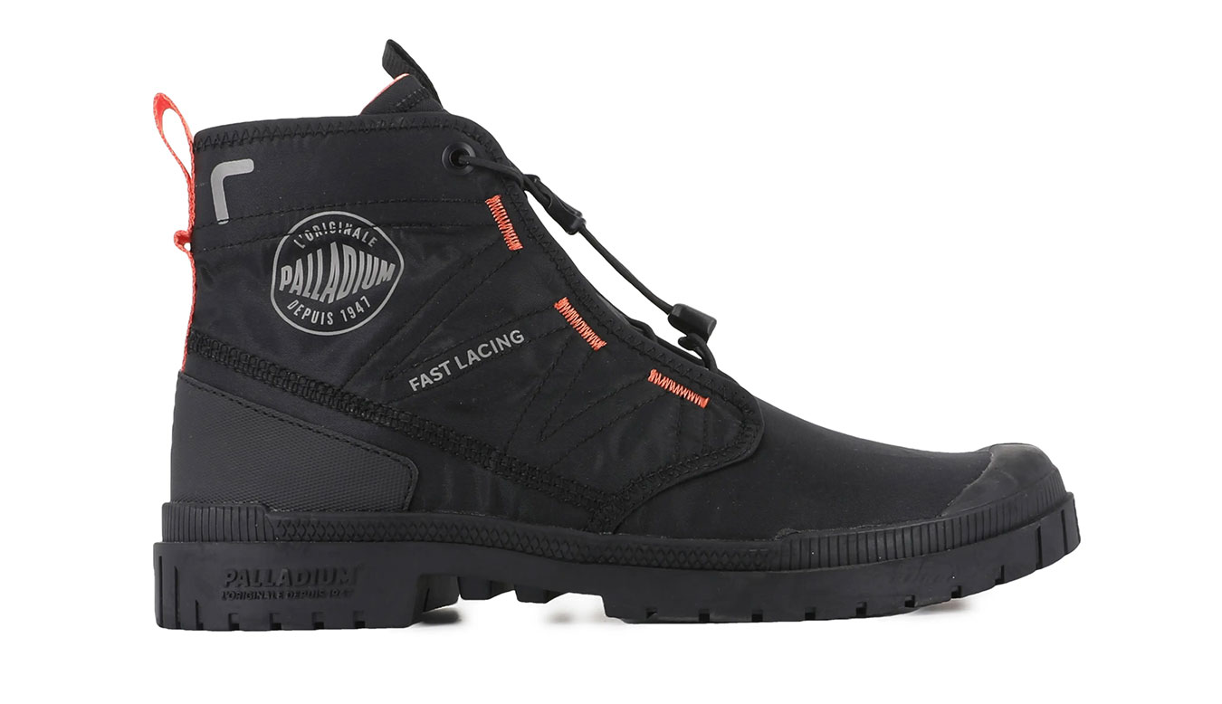 Palladium SP20 Travel Hi Black M - Unisex - Tenisky Palladium - Černé - 74476-008-M - Velikost: 44