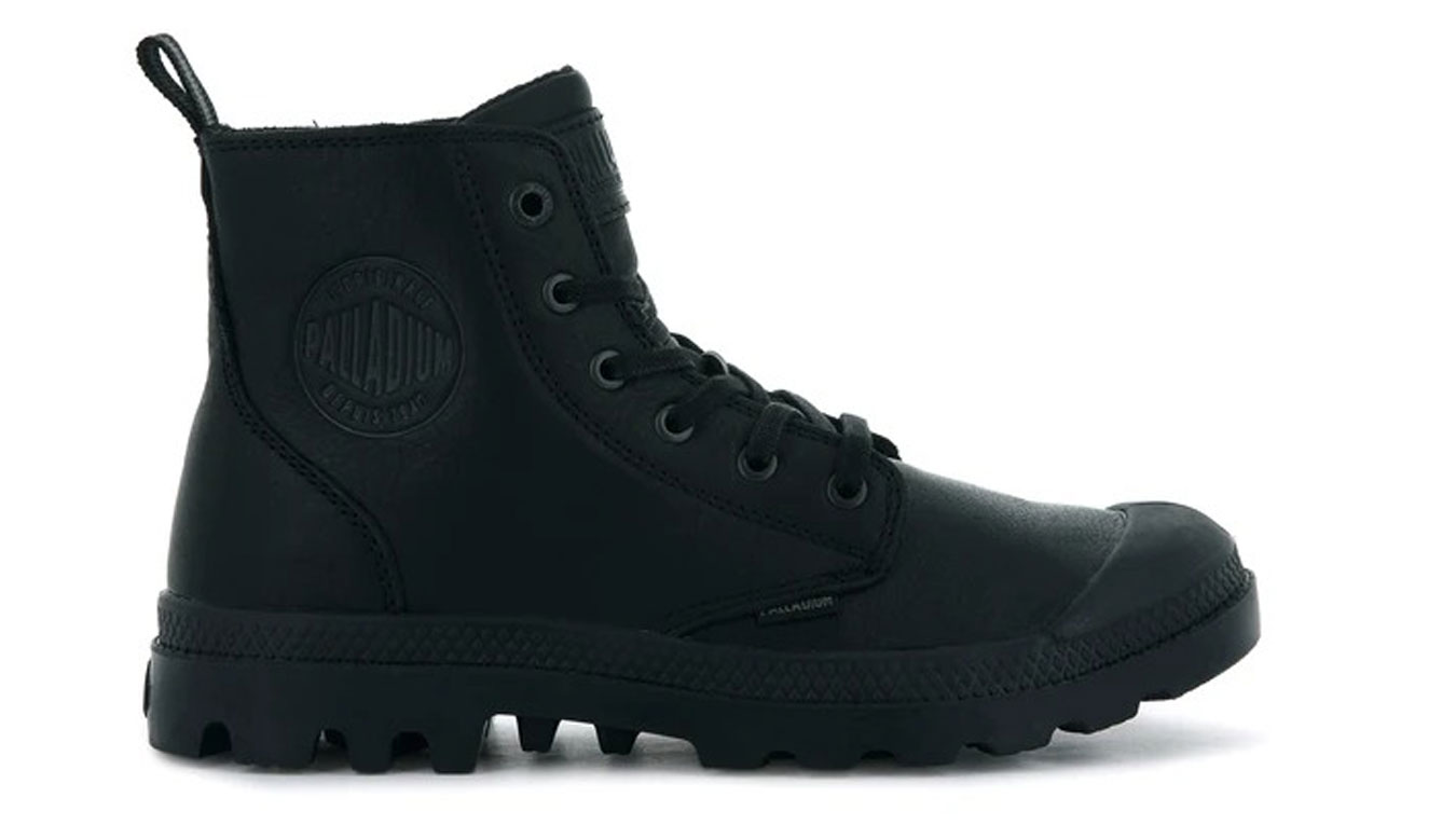 Palladium Pampa Zip Leather Essential - Unisex - Tenisky Palladium - Černé - 76888-008-M - Velikost: 45