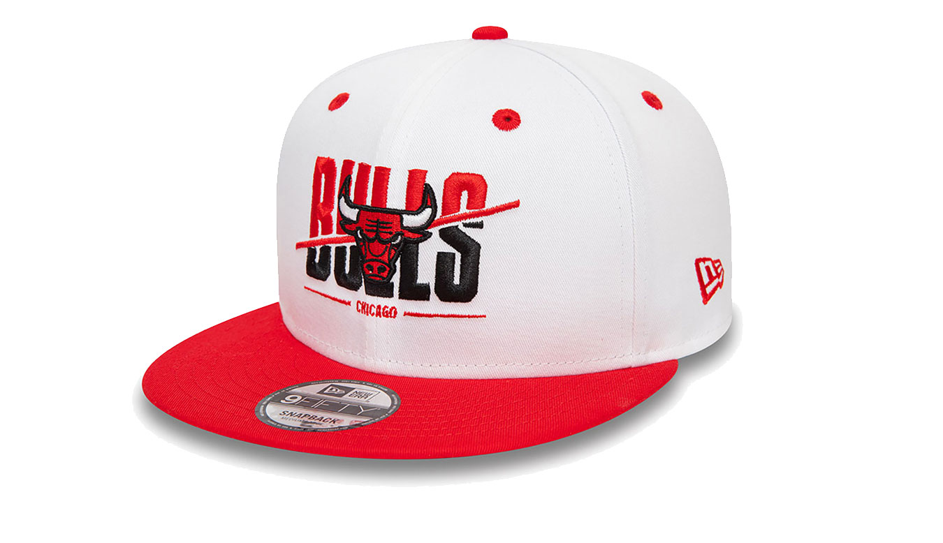 New Era Chicago Bulls Crown White 9FIFTY Snapback Cap - Unisex - Čepice New Era - Bílé - 60435045 - Velikost: M/L